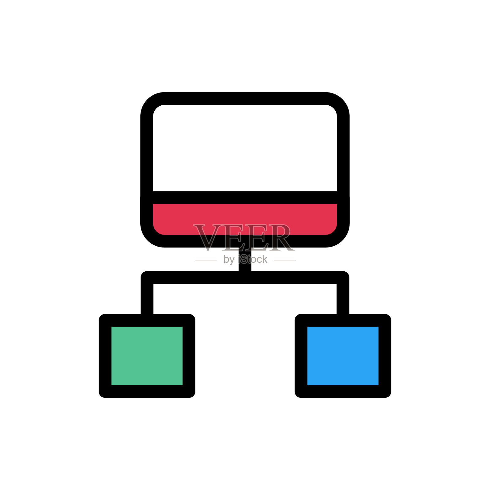 连接插画图片素材