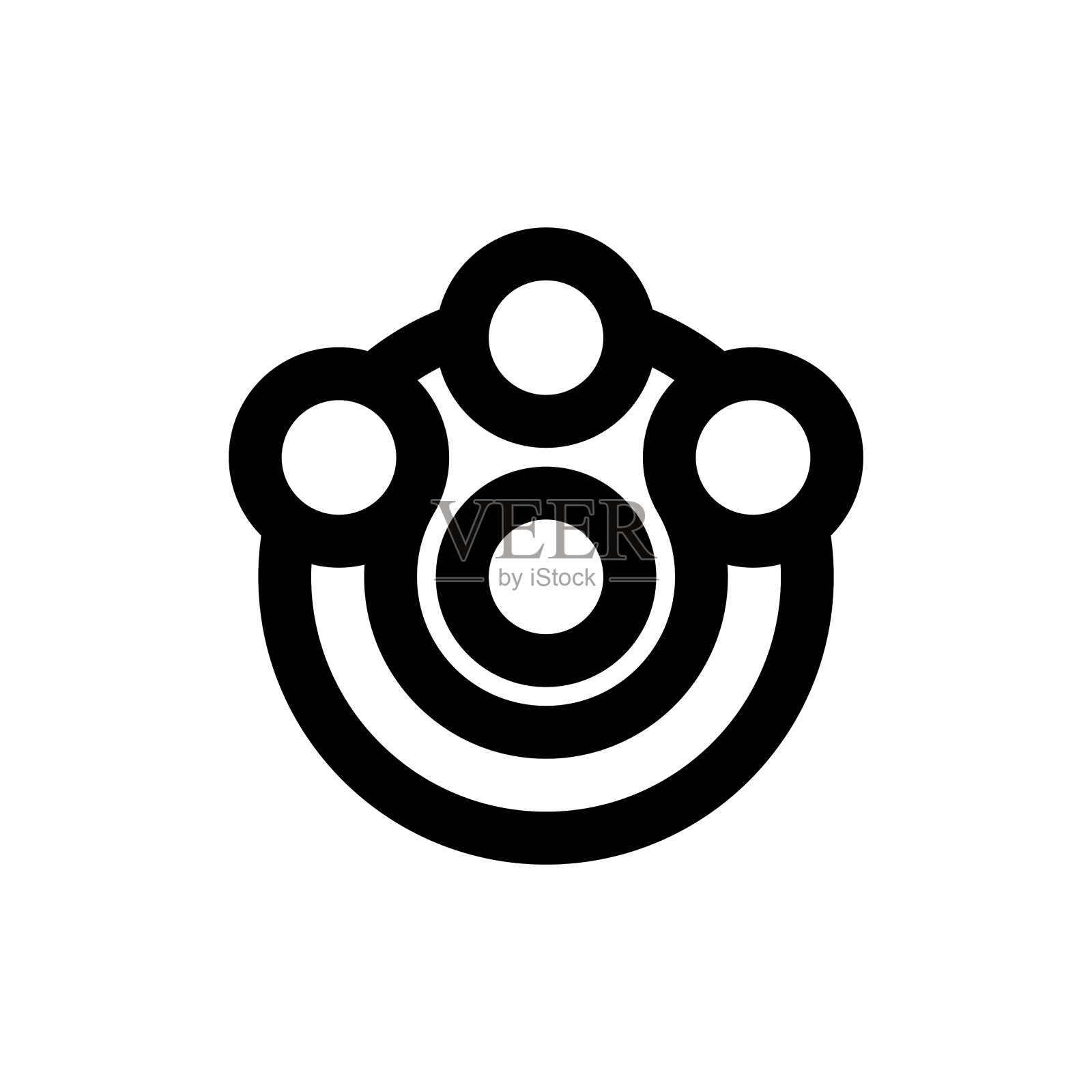 黑色的抽象的标志插画图片素材