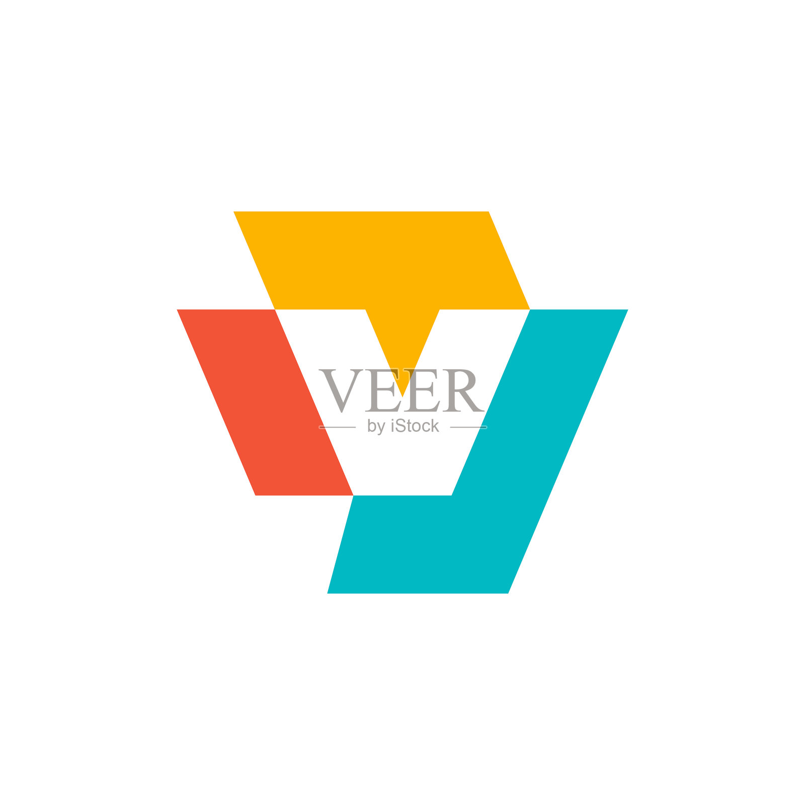 字母V标志设计元素图片