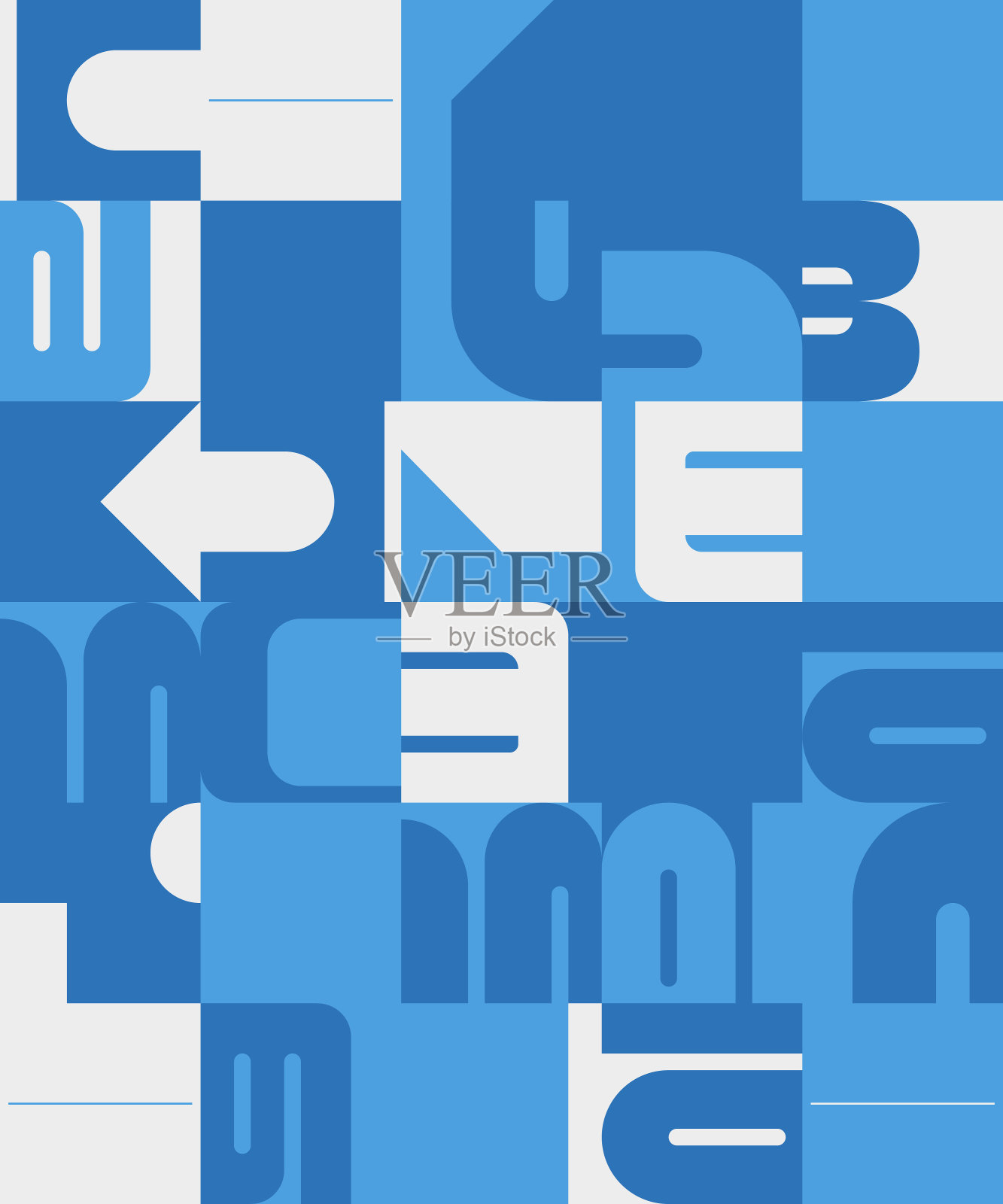 解构抽象矢量图案设计插画图片素材