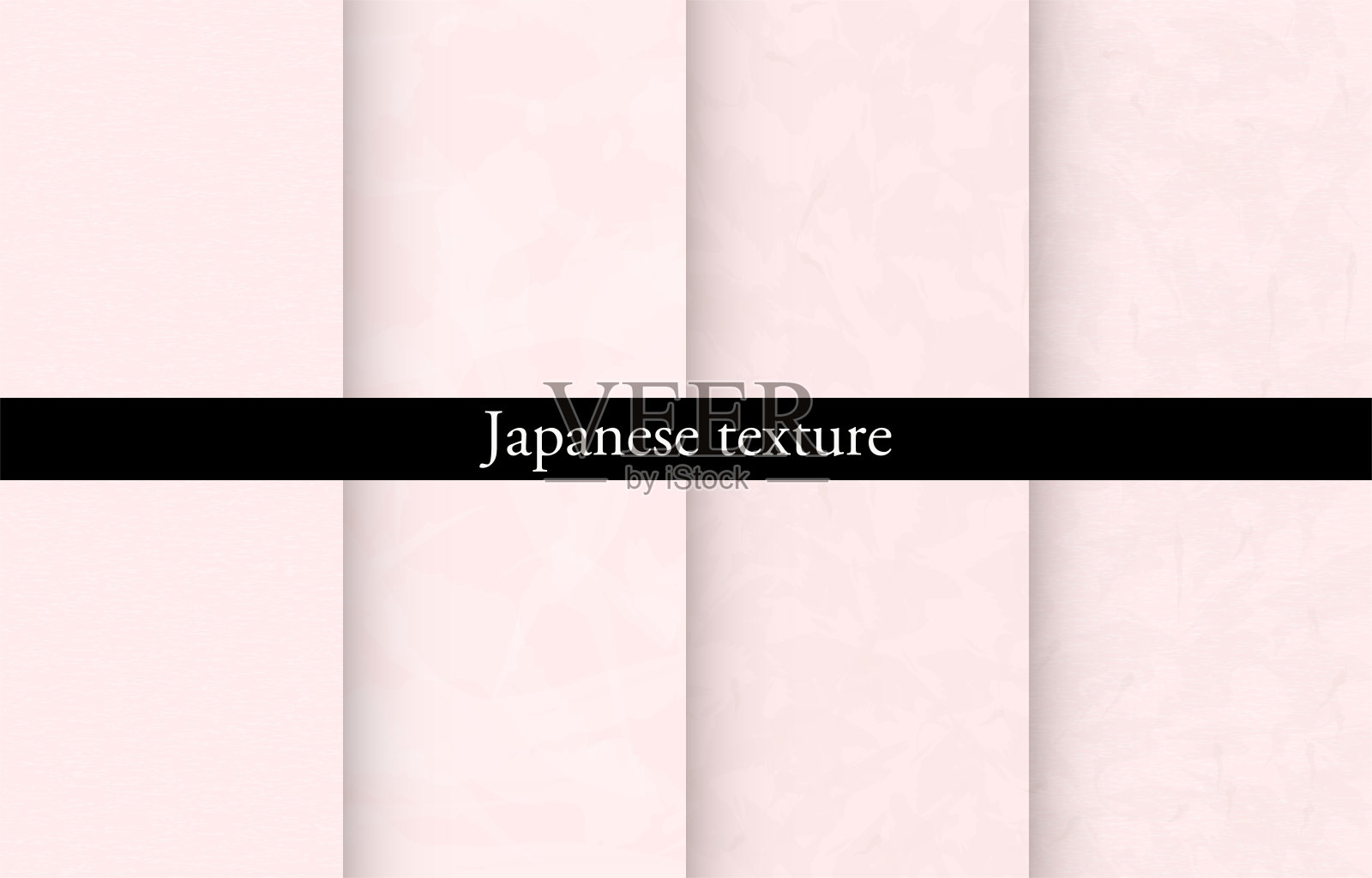 背景材料:日本纸:粉色插画图片素材