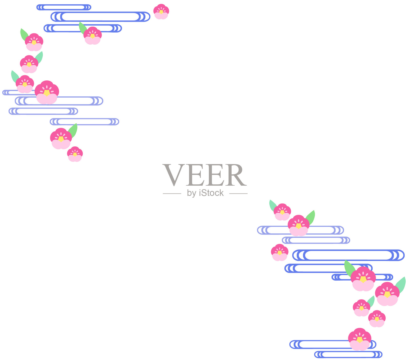 樱花插画图片素材