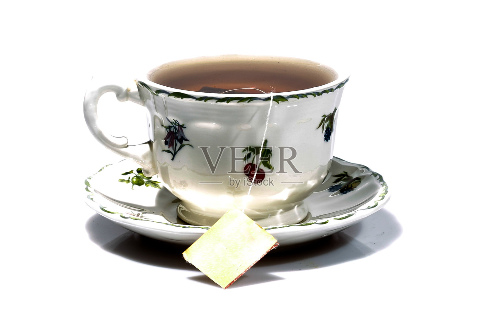 一杯茶。照片摄影图片