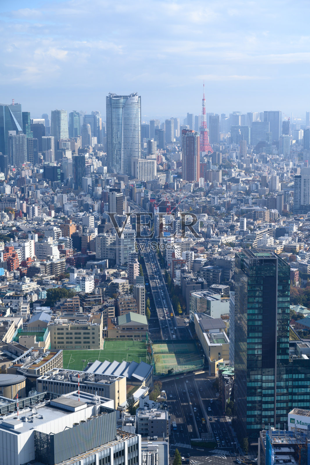 俯瞰东京,日本照片摄影图片