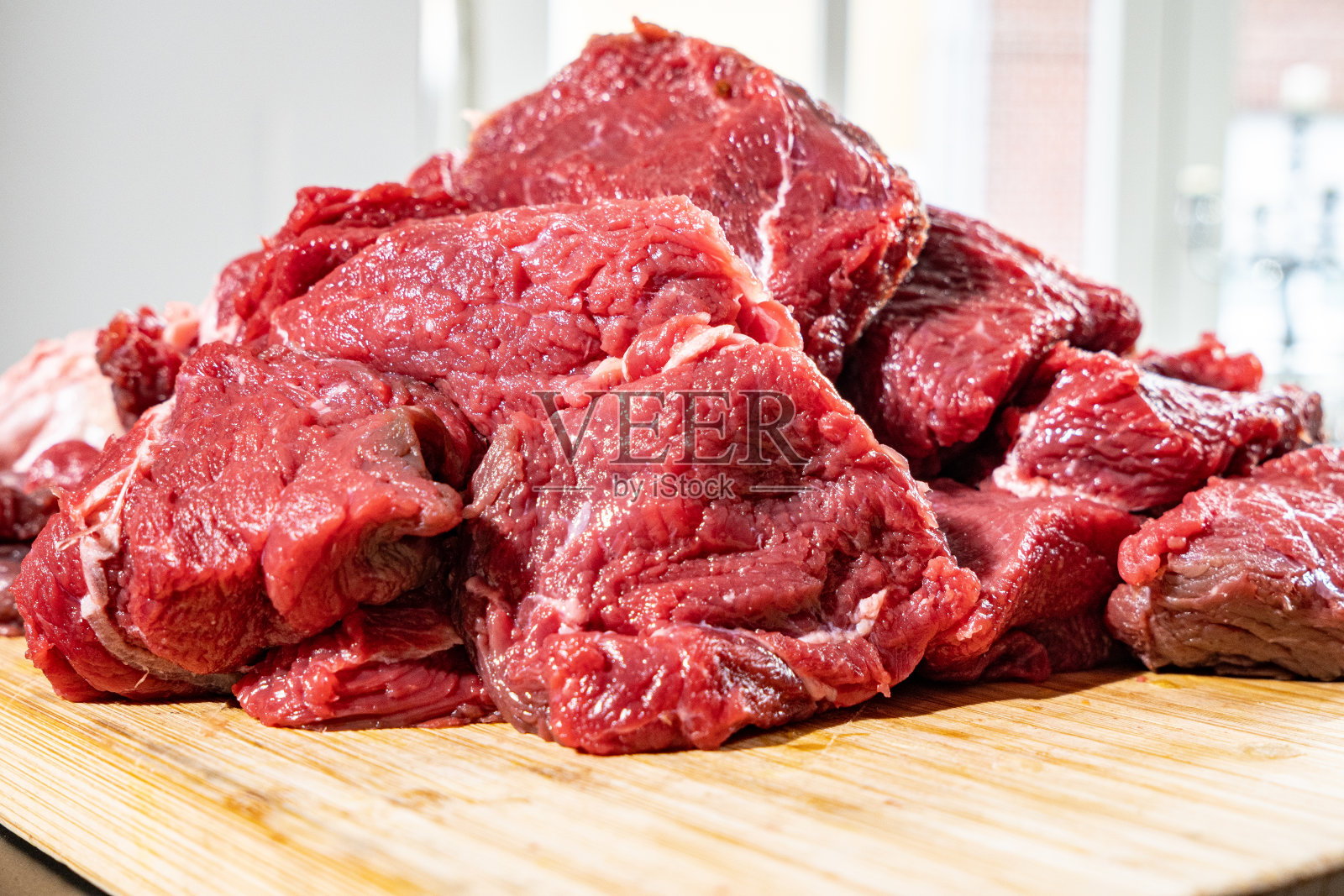 堆的牛肉照片摄影图片