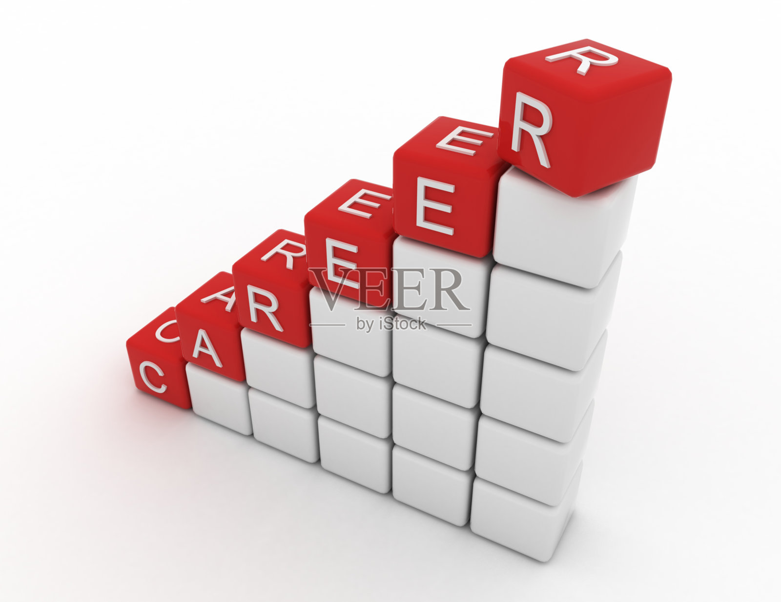 职业阶梯：职业发展的阶梯照片摄影图片