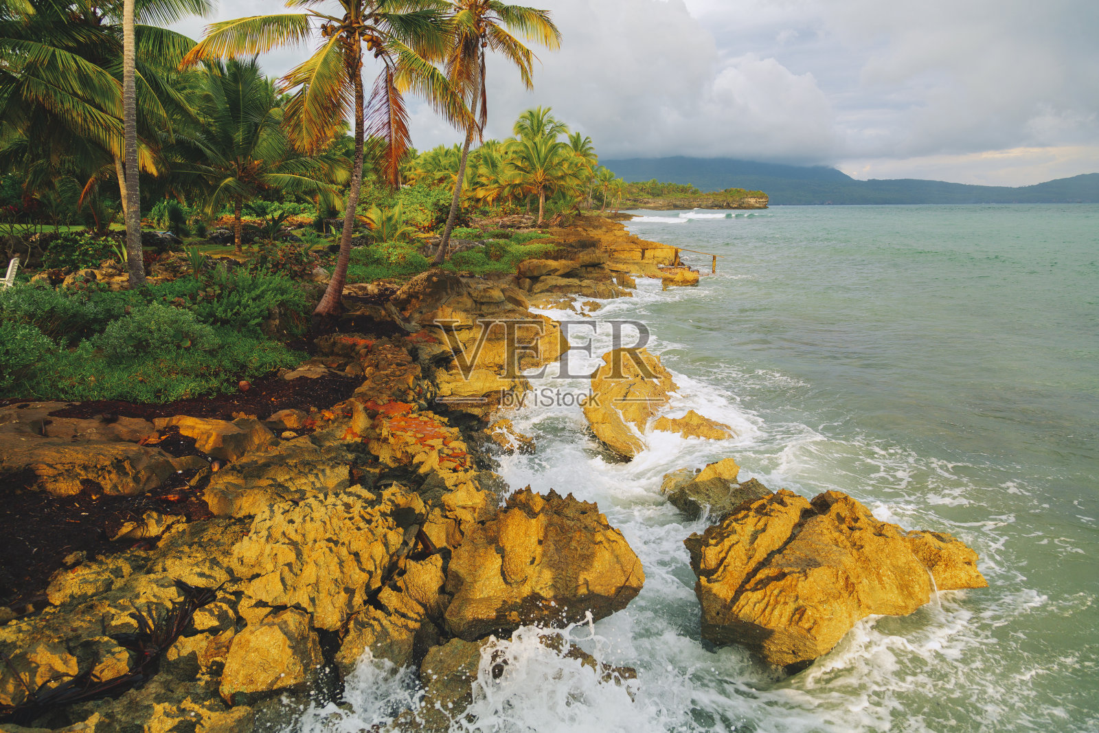 圣芭芭拉德萨马纳，Samaná，多米尼加共和国，北大西洋，北大西洋，北大西洋，照片摄影图片