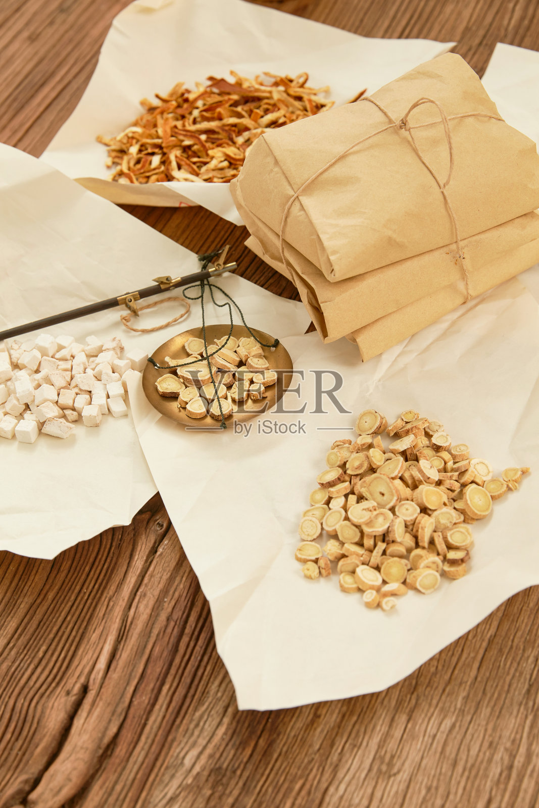 传统中药部分材料照片摄影图片