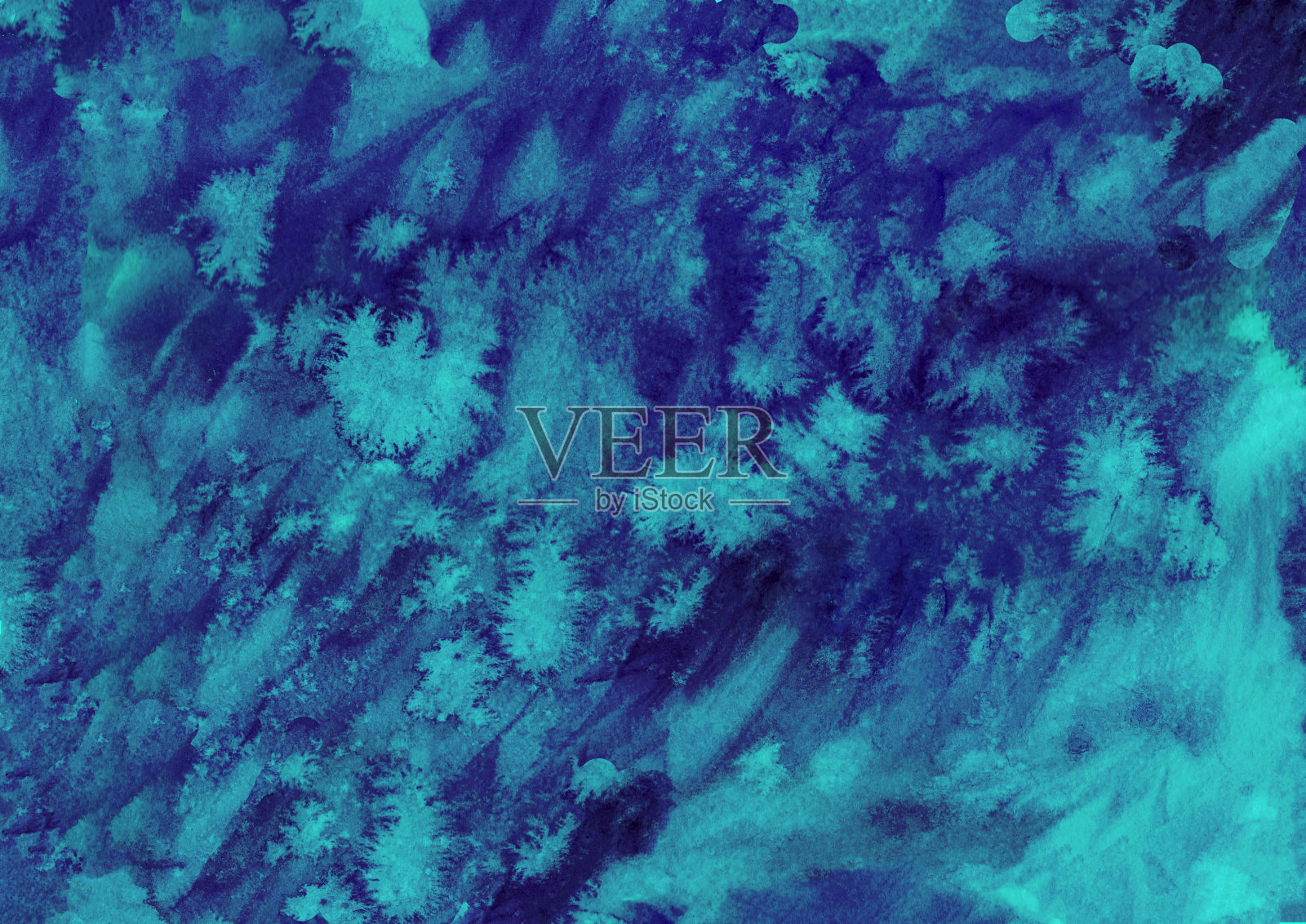 单色水彩背景。水彩飞溅纹理。照片摄影图片