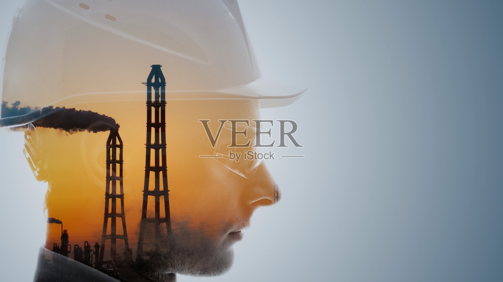 工业工程师概念与工业技术照片摄影图片