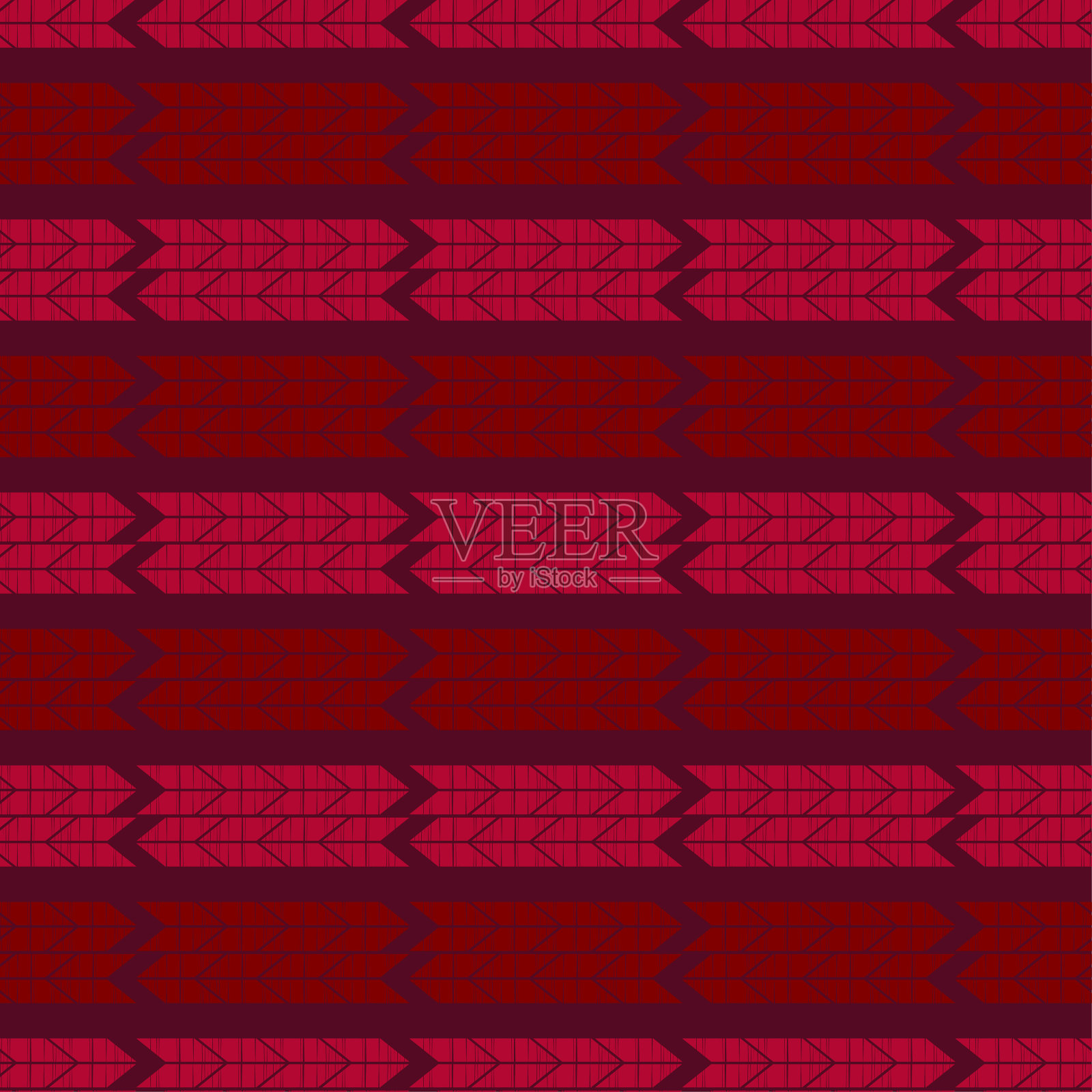 阿兹特克的元素。民族那种波西米亚风格的装饰。孵化。无缝模式。部落的主题。插画图片素材