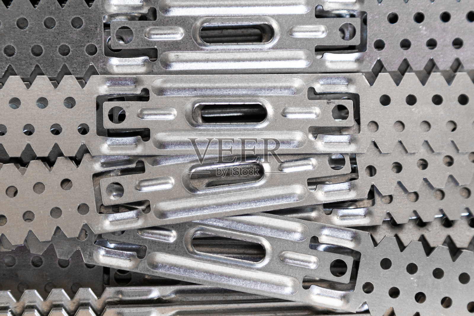 石膏天花板的特写型材紧固系统照片摄影图片