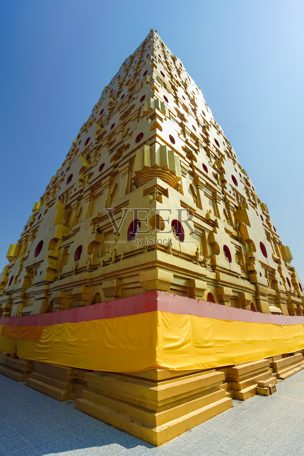 美丽的菩提伽耶塔旅游景点照片摄影图片