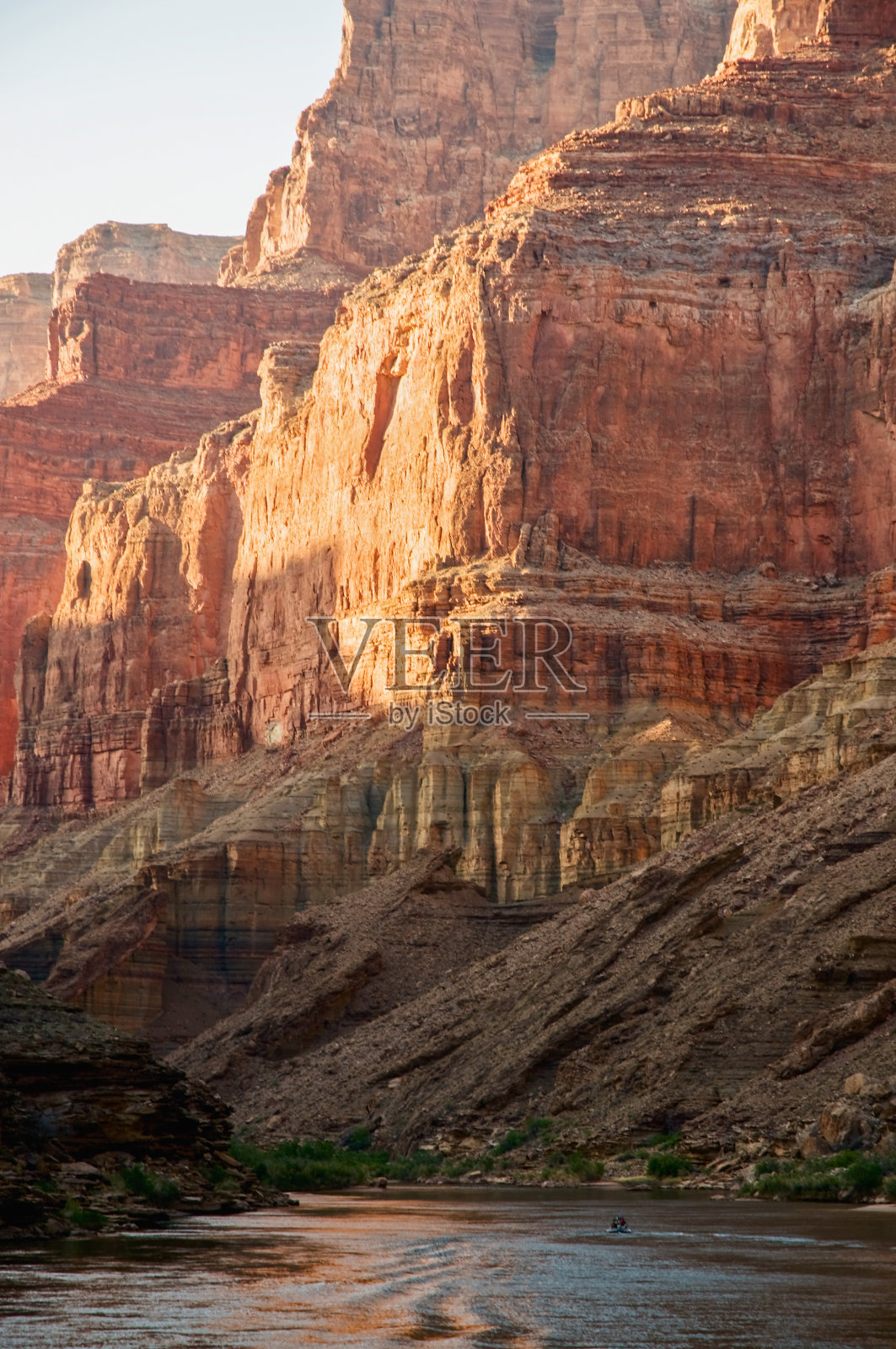 大峡谷傍晚的阳光照片摄影图片