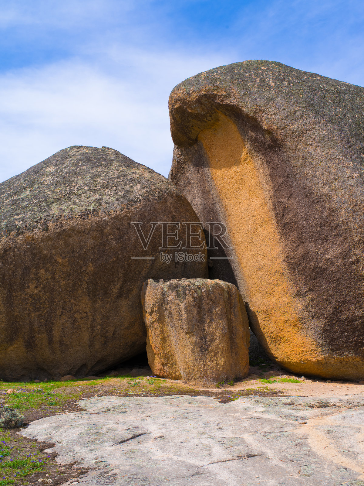 石头森林巨石。照片摄影图片