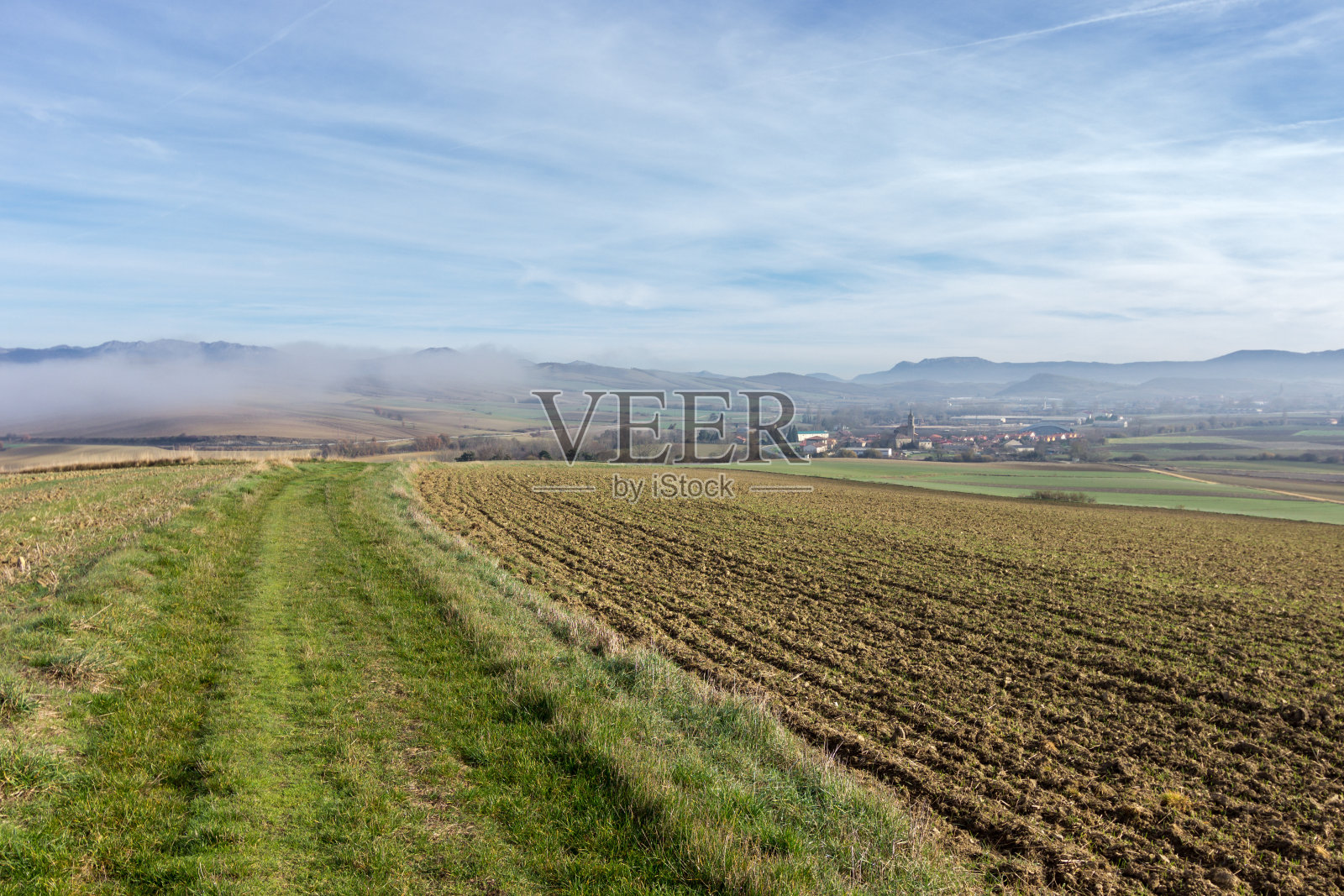 巴斯克地区的阿拉伯平原照片摄影图片