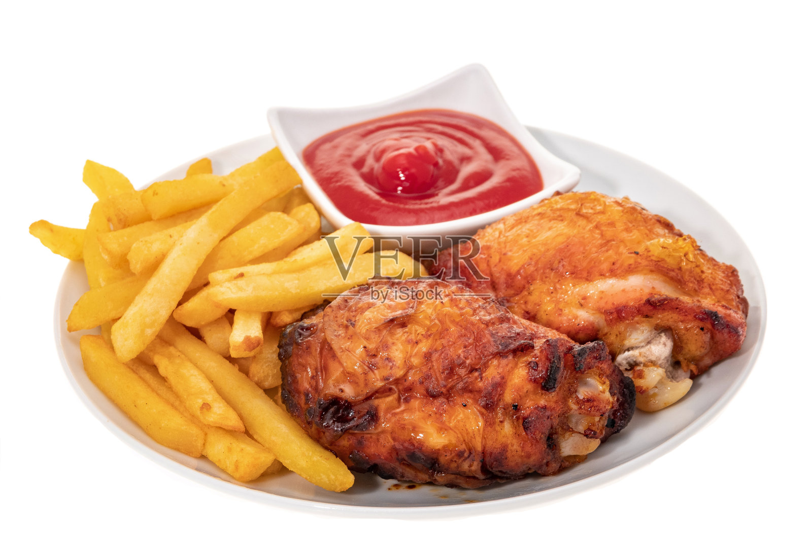 烤鸡腿照片摄影图片