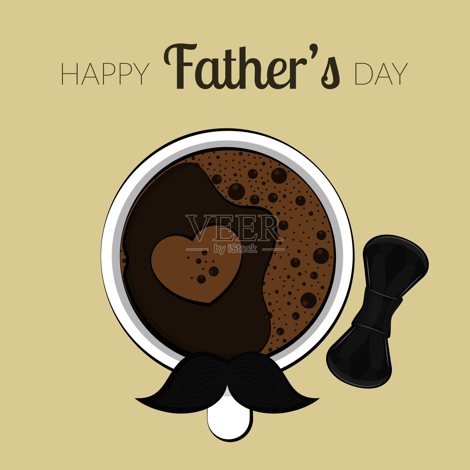 父亲节快乐插画图片素材
