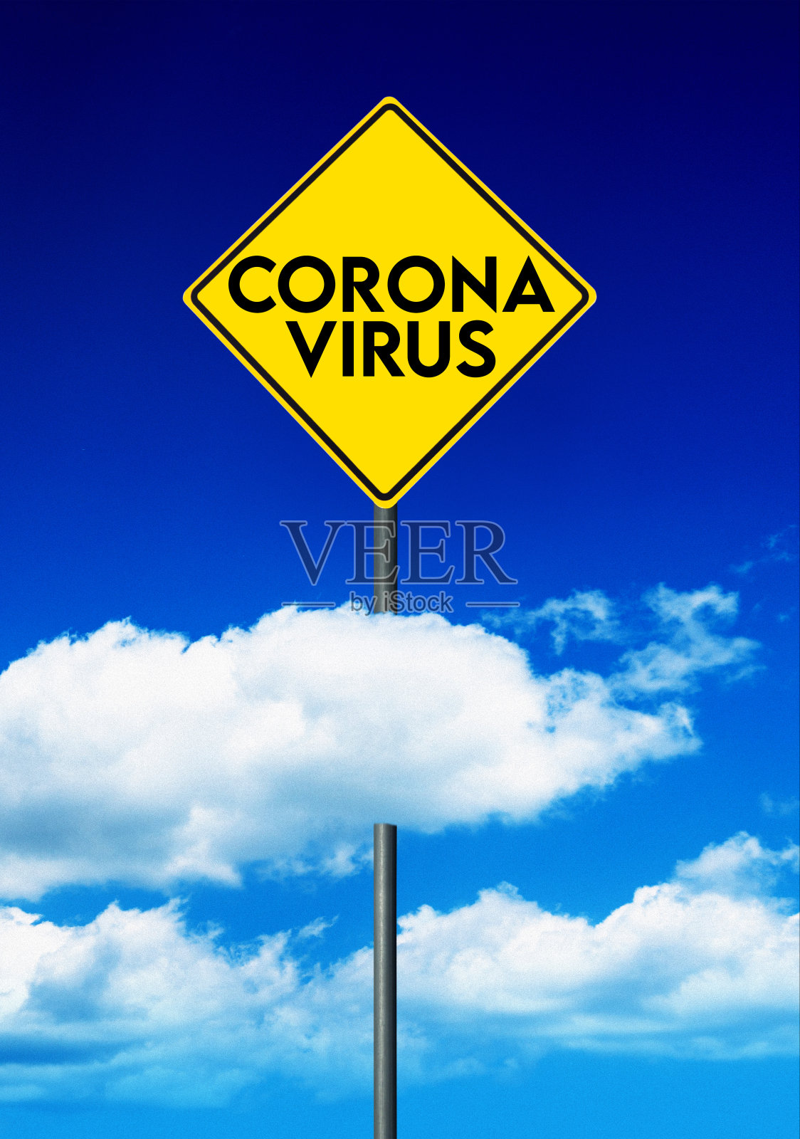 冠状病毒警告照片摄影图片