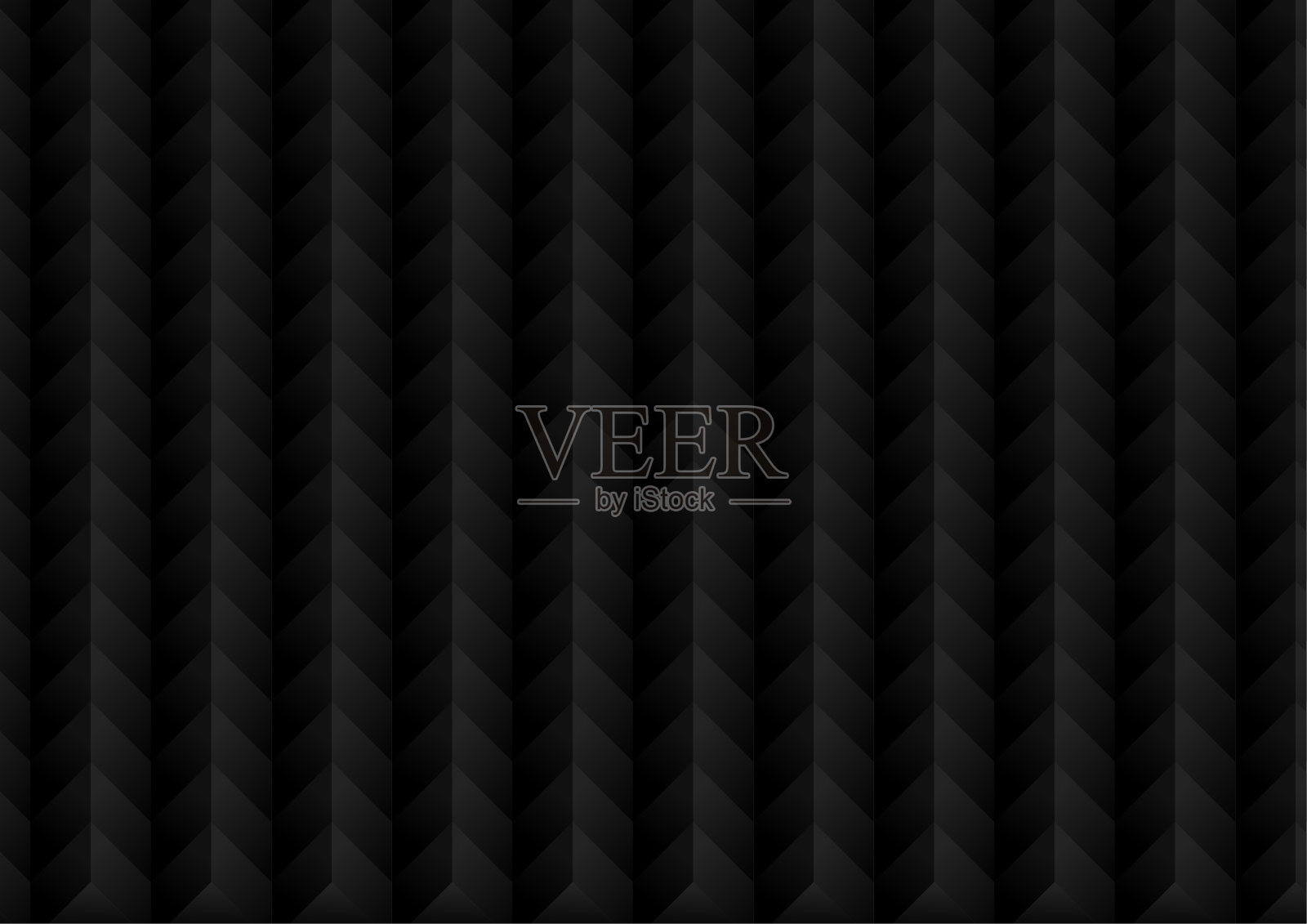 矢量:黑色背景上的抽象黑色波面插画图片素材