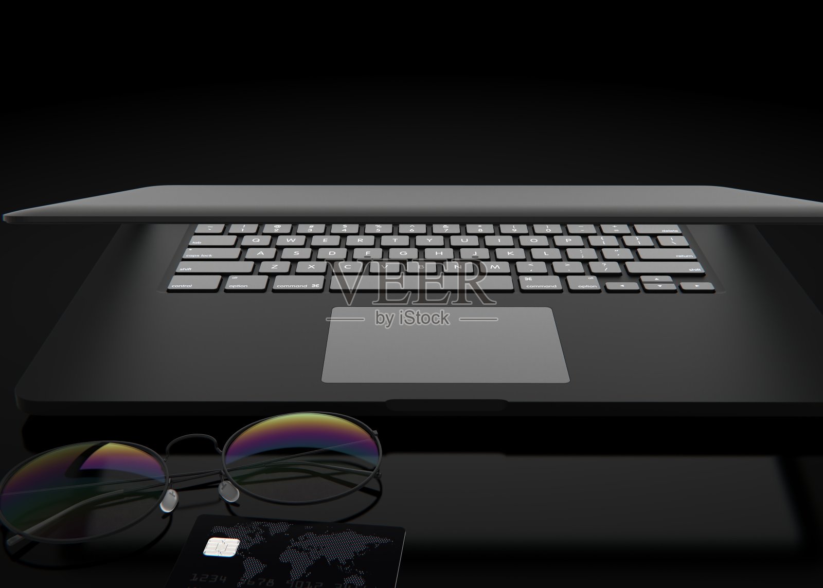 网上购物和用信用卡支付的概念。库存图片照片摄影图片