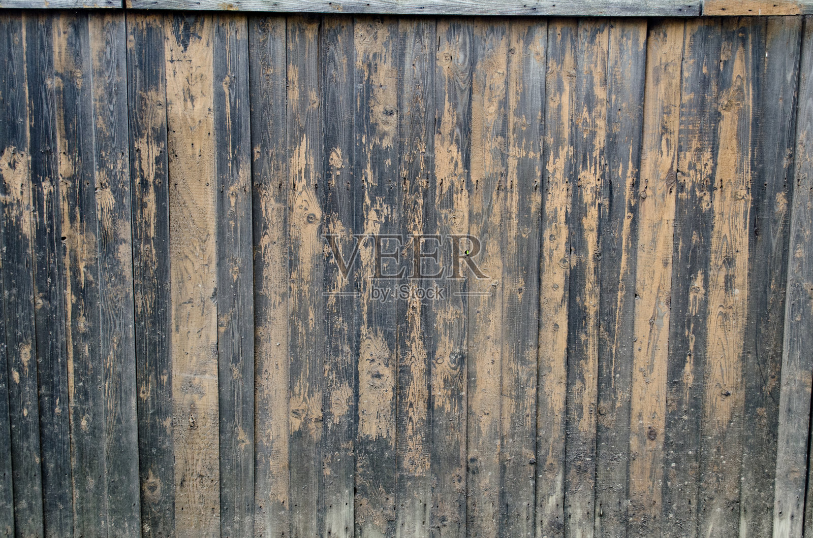 纹理旧木黑棕色篱笆与磨损照片摄影图片