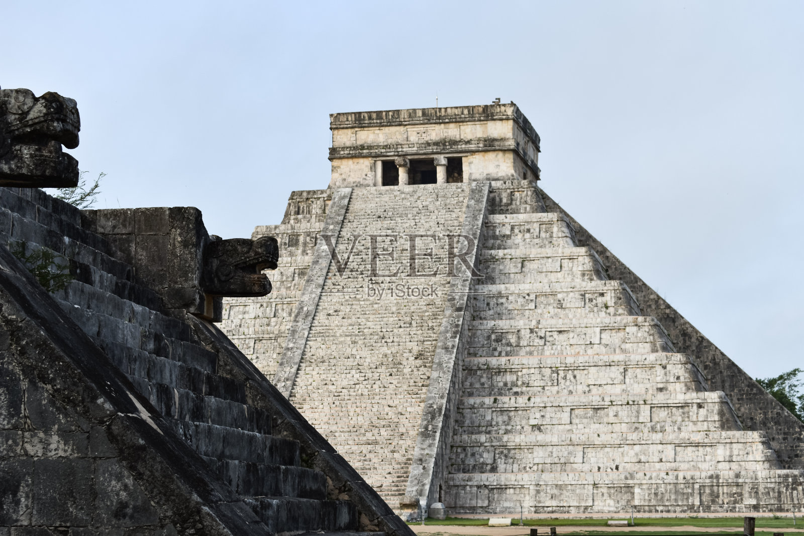 尤卡坦半岛著名的Chitzen Itza金字塔照片摄影图片