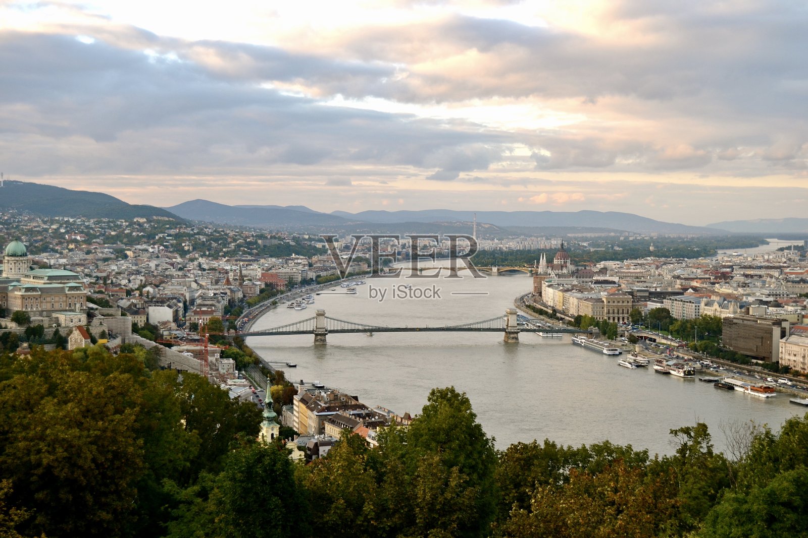 布达佩斯多瑙河照片摄影图片