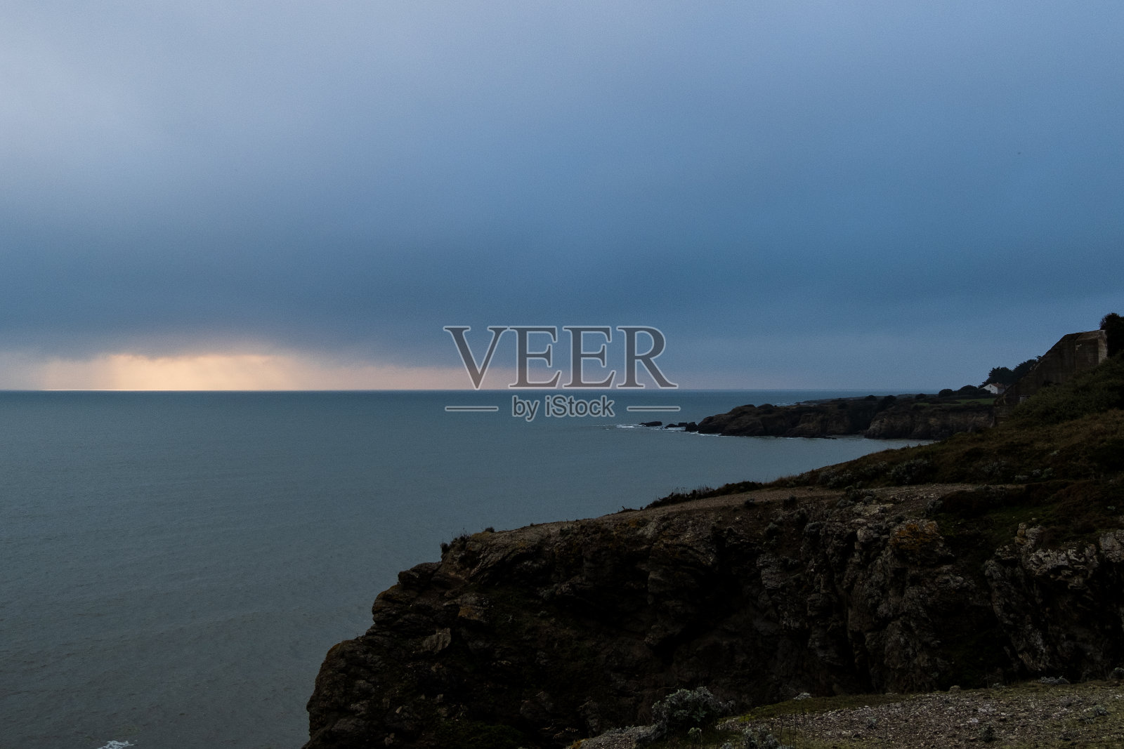 大西洋日落时的海景图片照片摄影图片