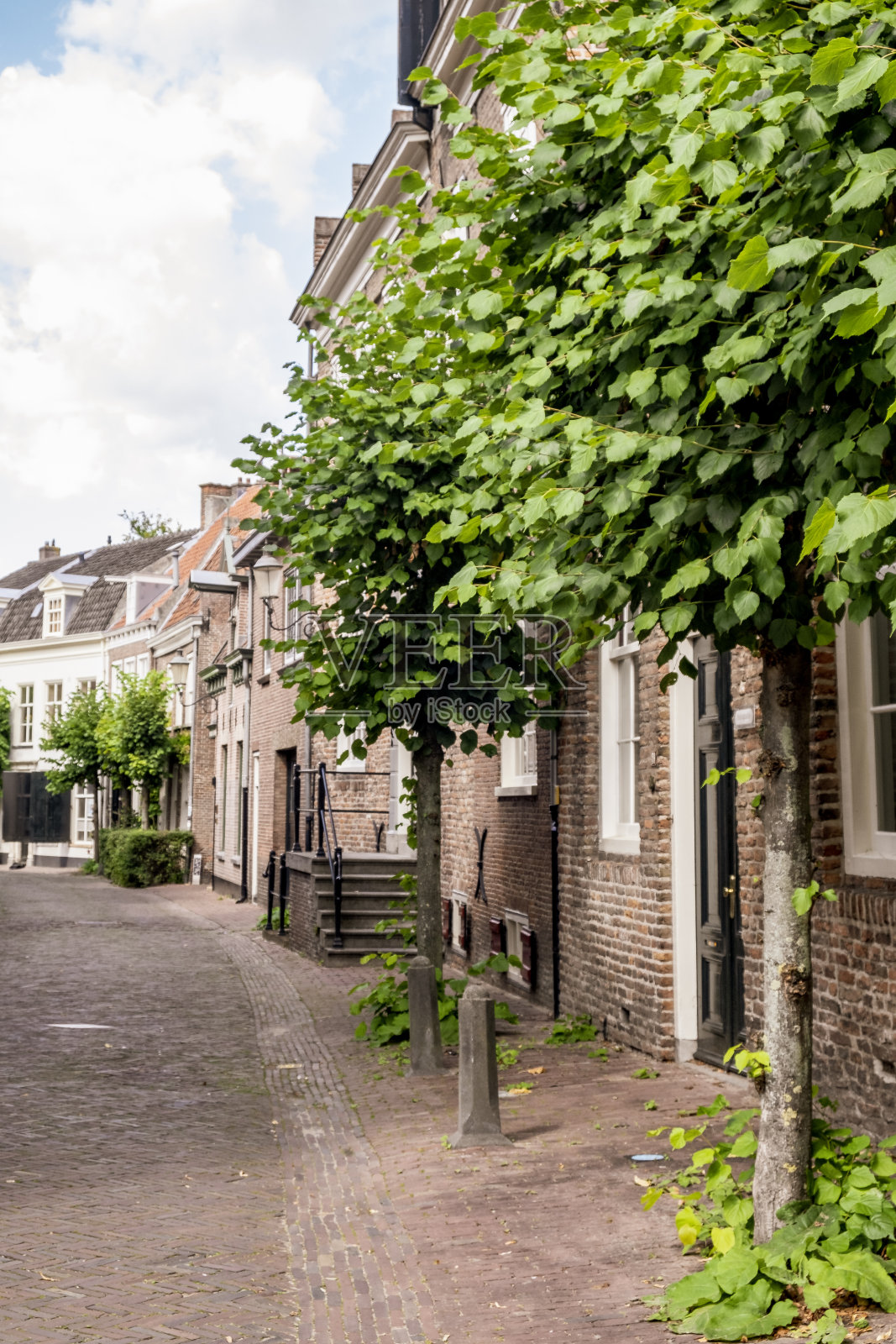 阿默斯福特在一个美丽的夏日街景照片摄影图片