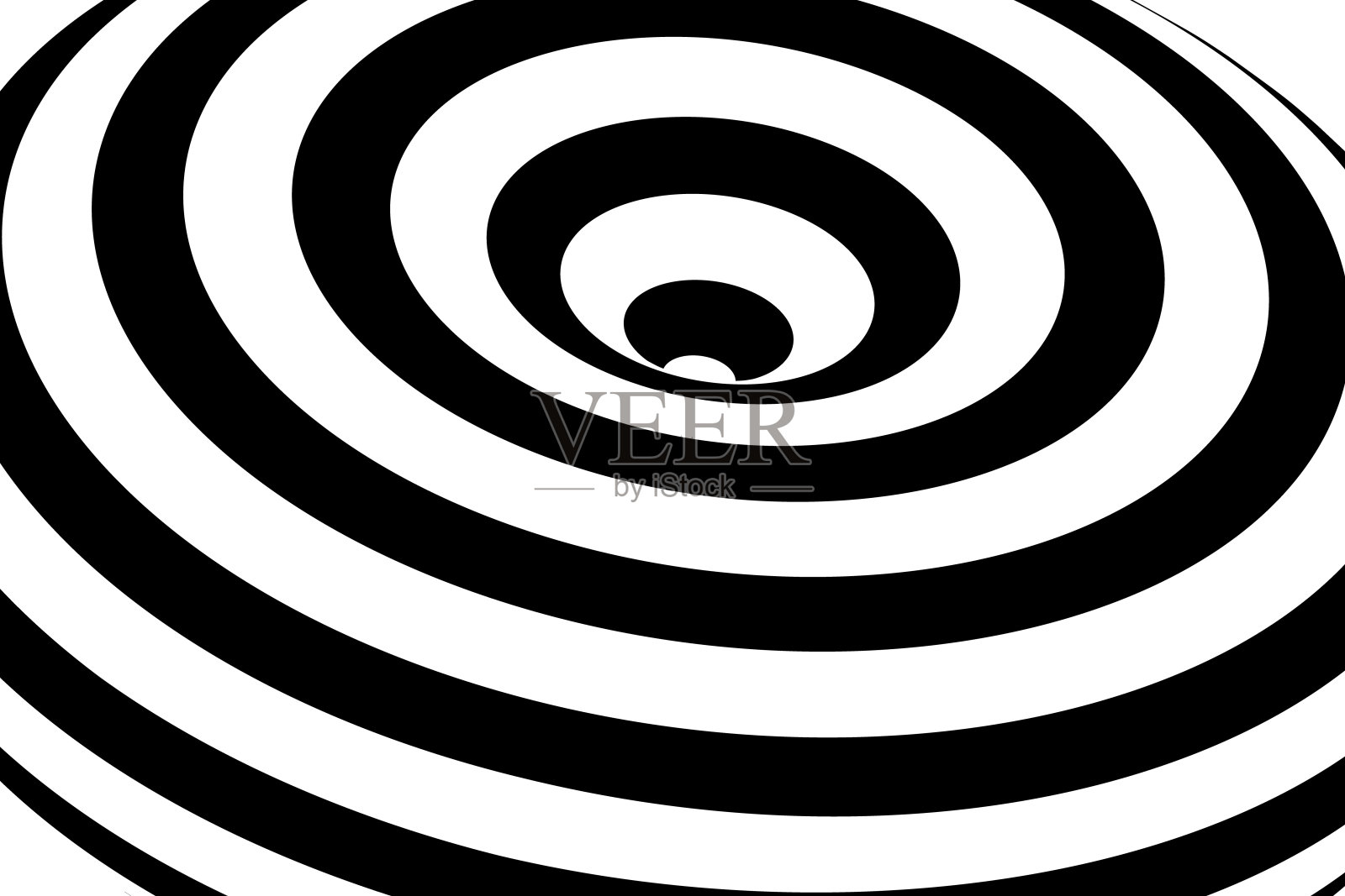 涡旋的抽象图解。时尚的3d背景在op艺术风格，视觉错觉。插画图片素材