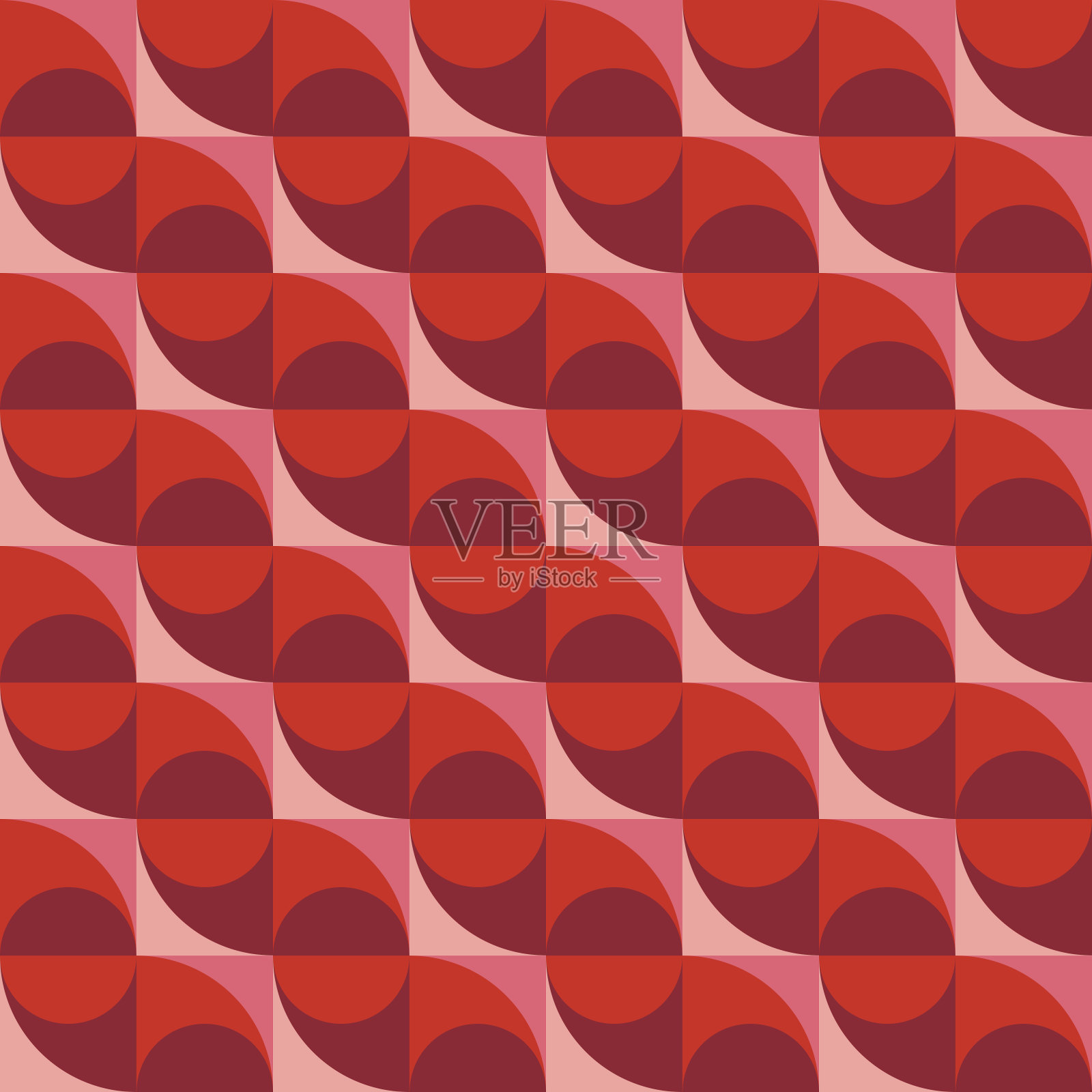 重复的几何形式。抽象矢量无缝模式。插画图片素材