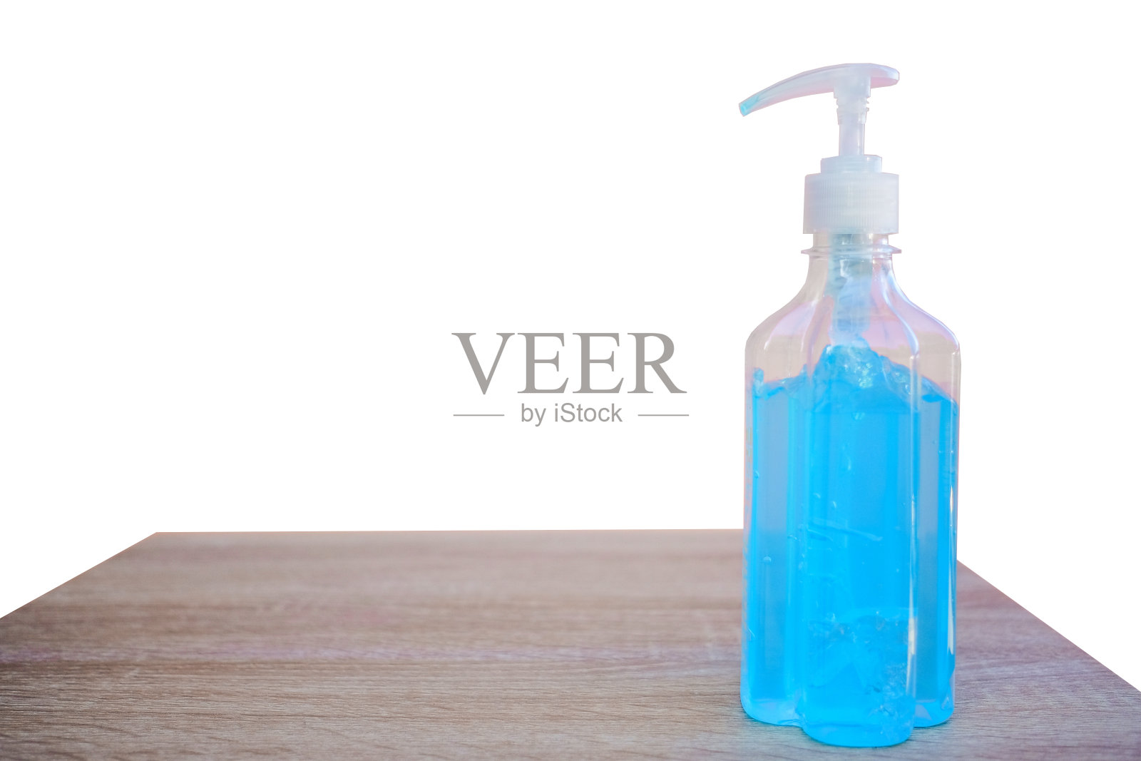 凝胶杀菌，预防Covit 19病毒。照片摄影图片