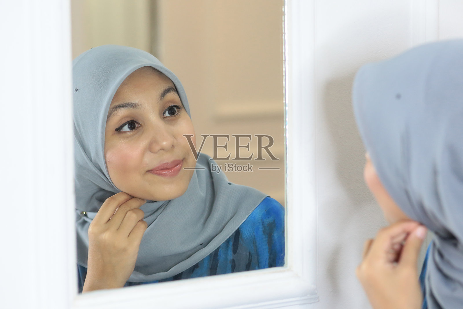 马来西亚的现代穆斯林妇女照片摄影图片