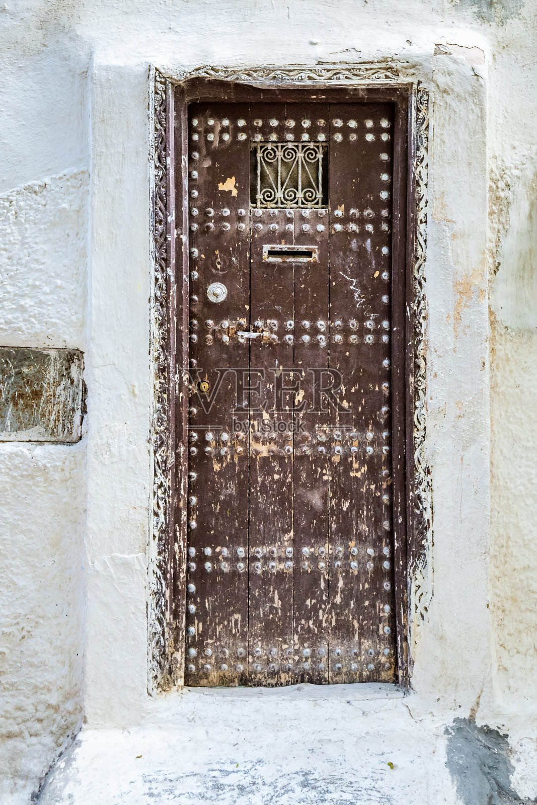 摩洛哥门窗照片摄影图片