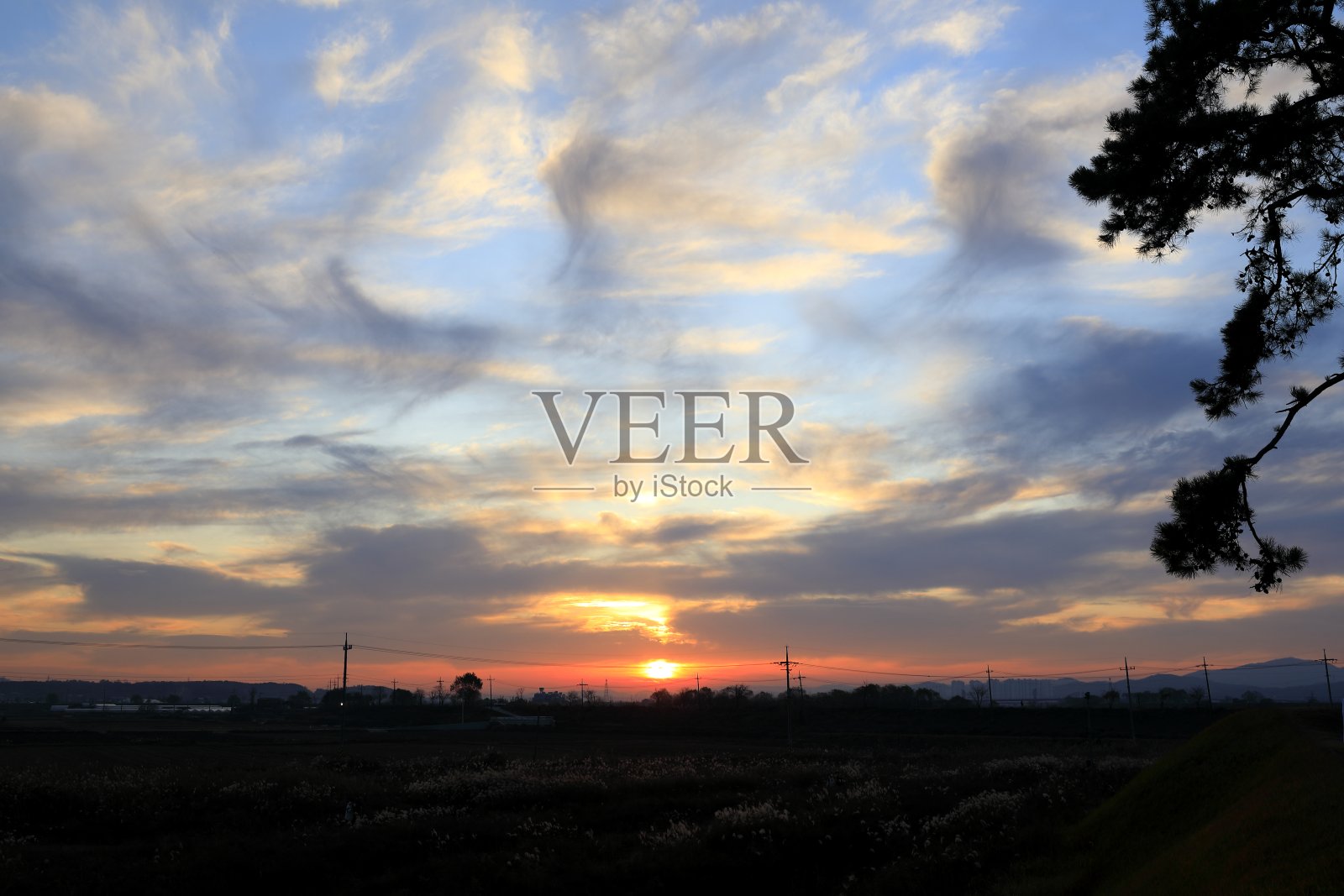 美丽的日落照片摄影图片