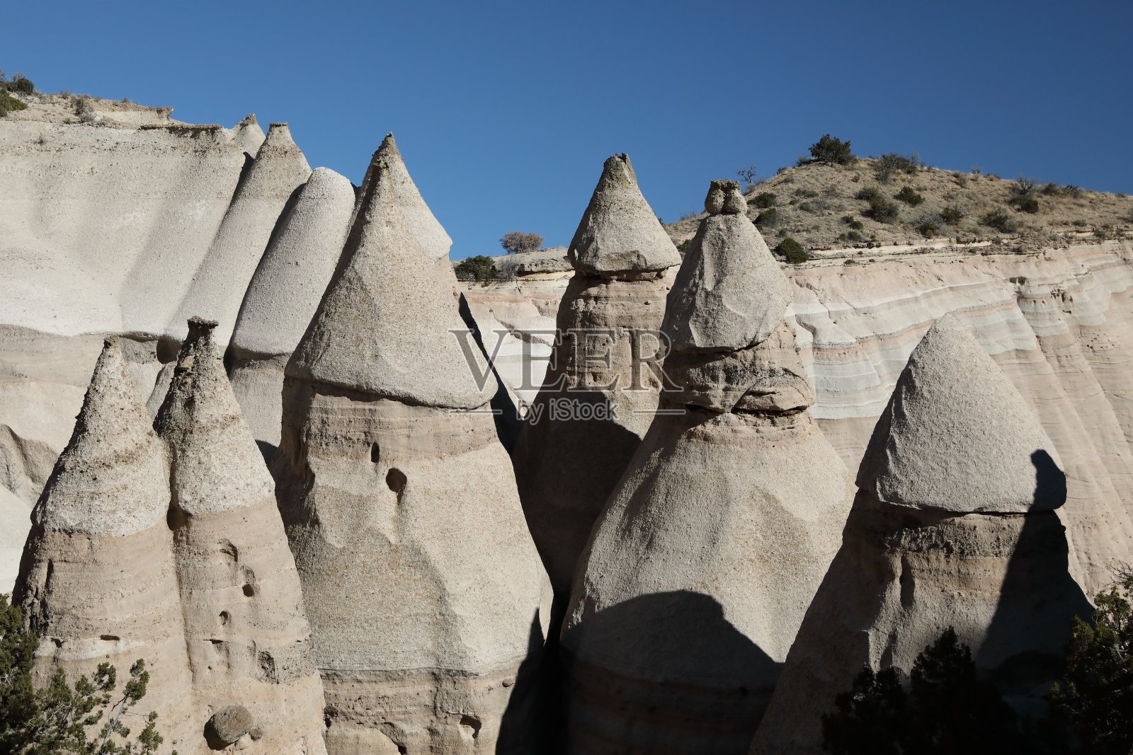 新墨西哥州卡沙-卡图维帐篷岩石国家纪念碑照片摄影图片