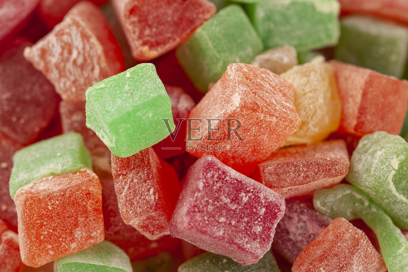 色彩鲜艳的糖果特写照片摄影图片