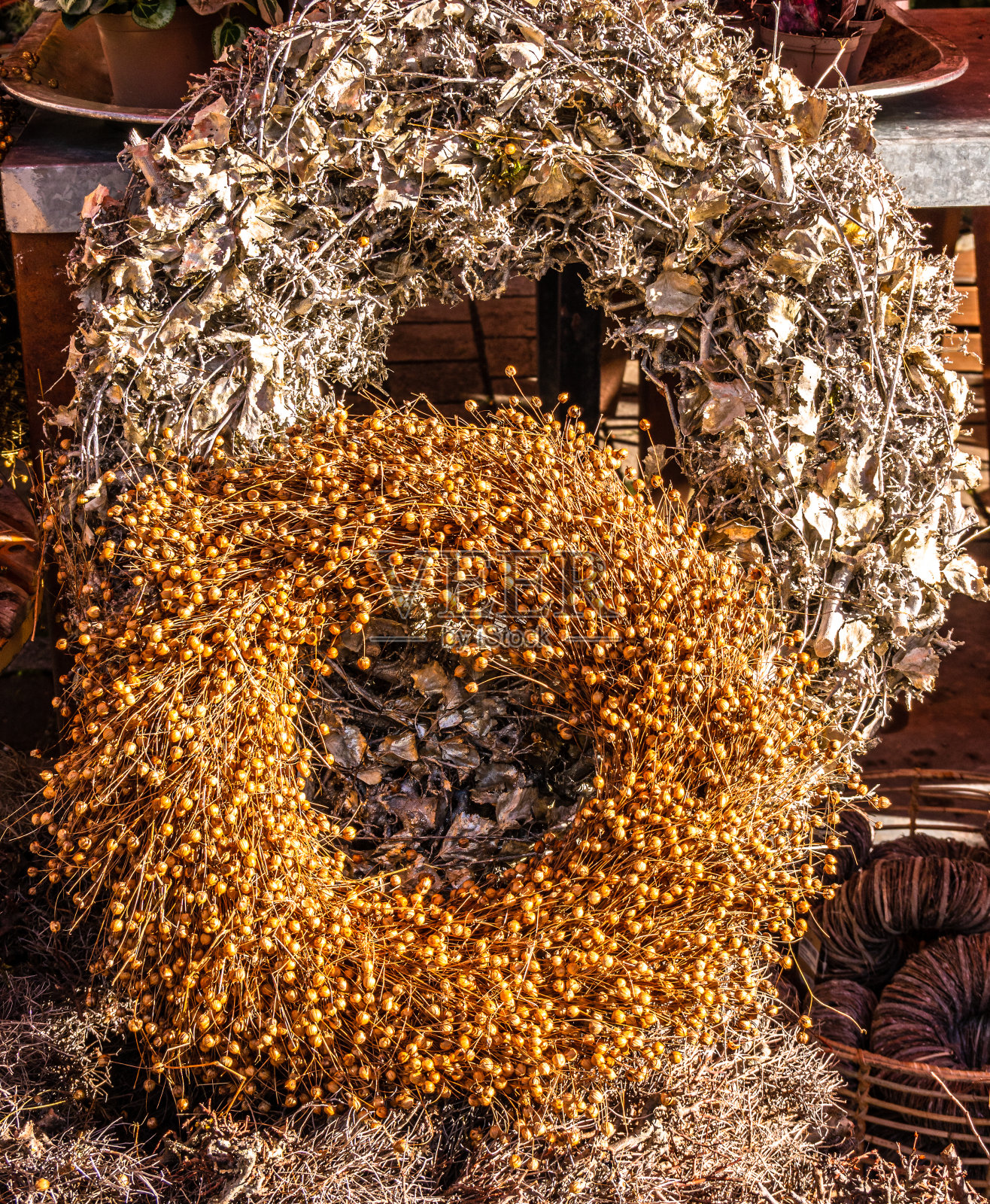 旧的花环照片摄影图片