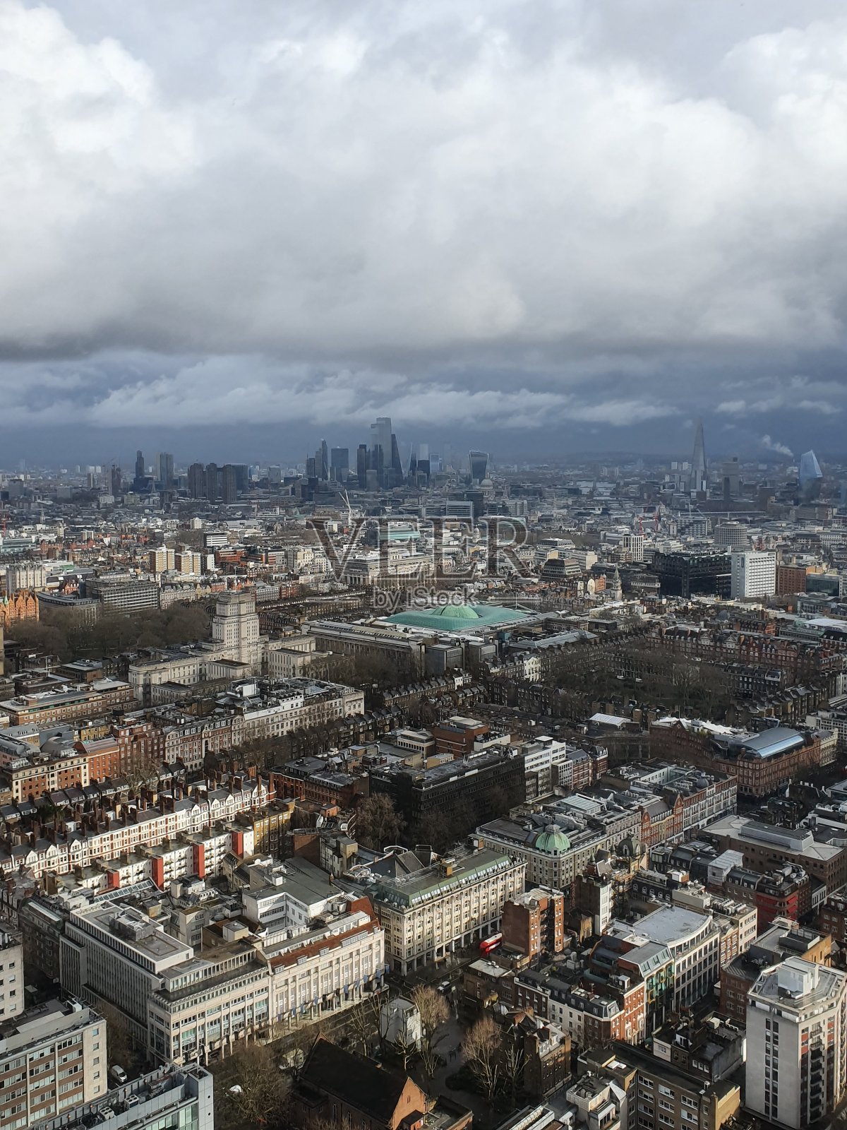 从英国电信塔俯瞰伦敦照片摄影图片