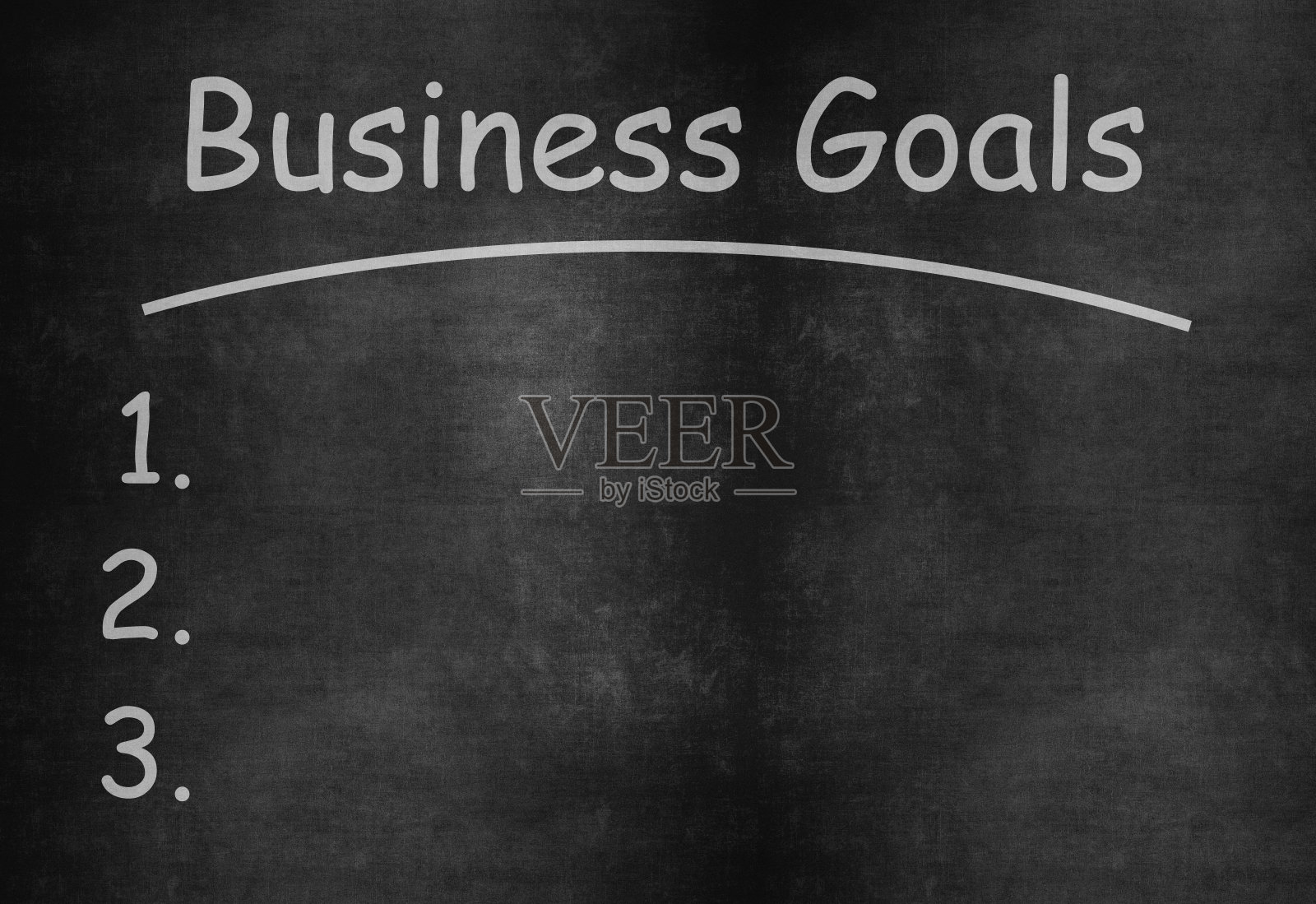 黑板上的商业目标照片摄影图片