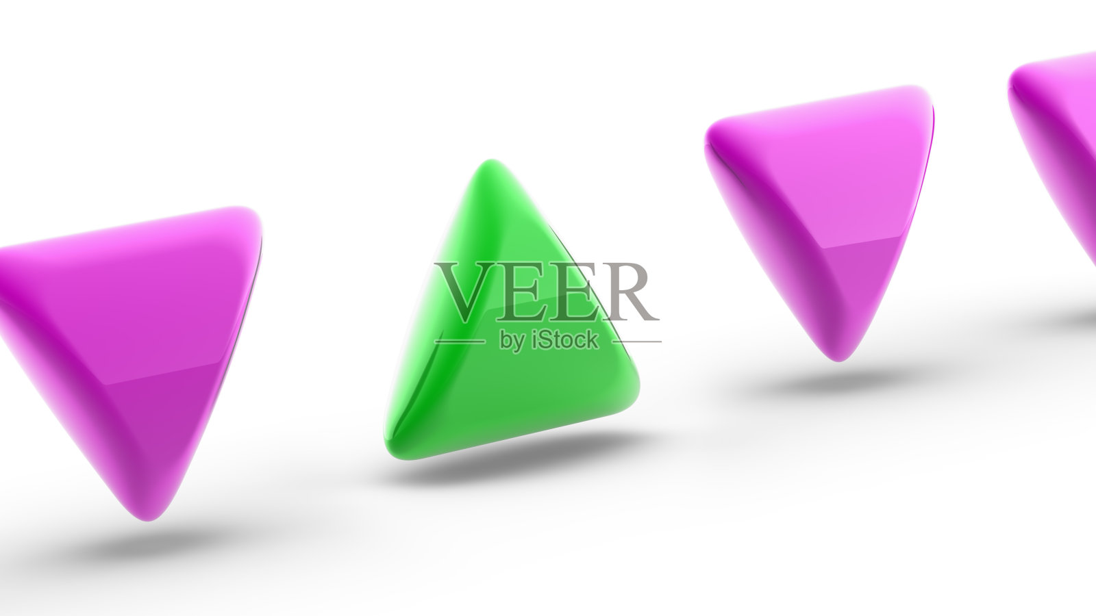 股票指数的指标。3 d演示。照片摄影图片