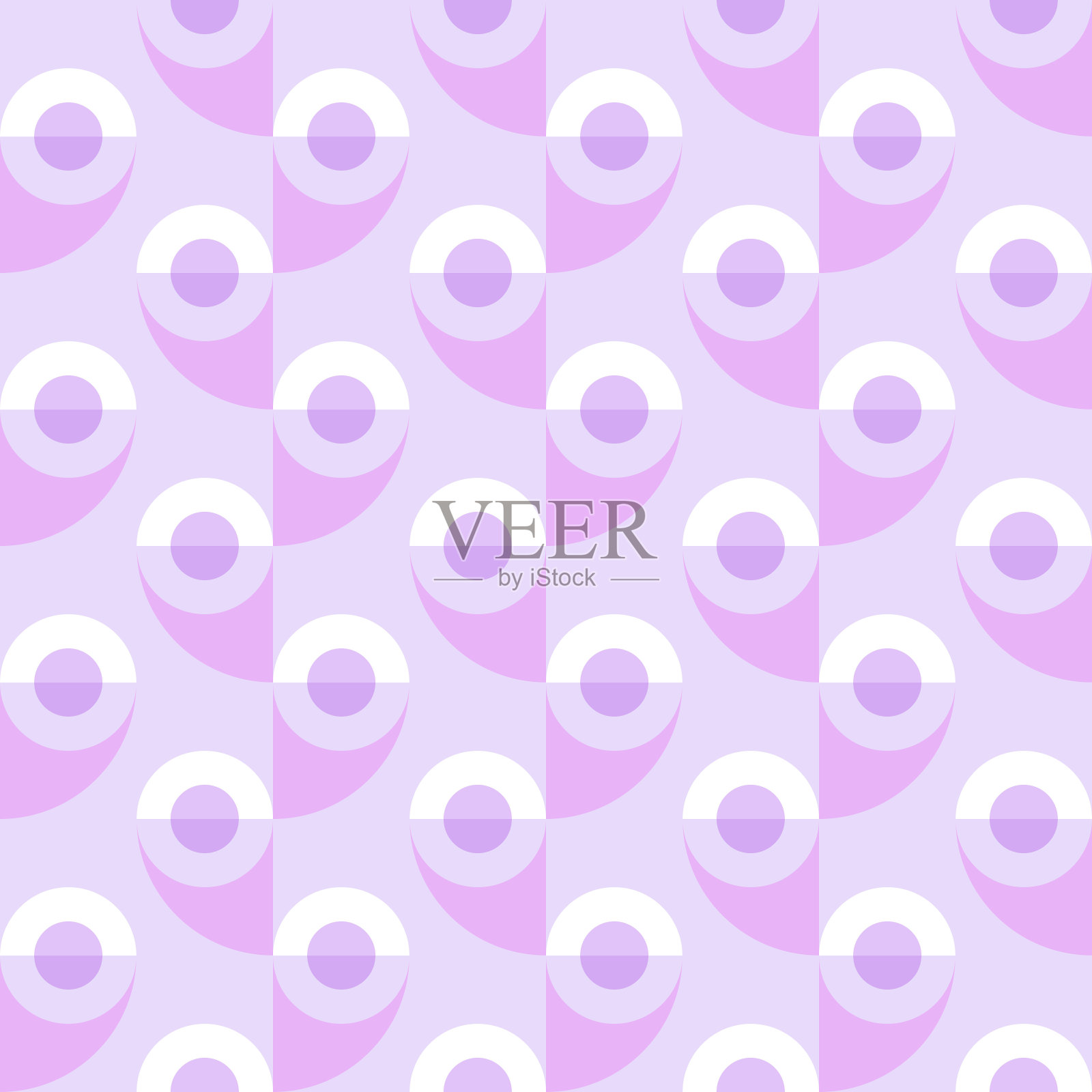 重复的几何形式。抽象矢量无缝模式。插画图片素材