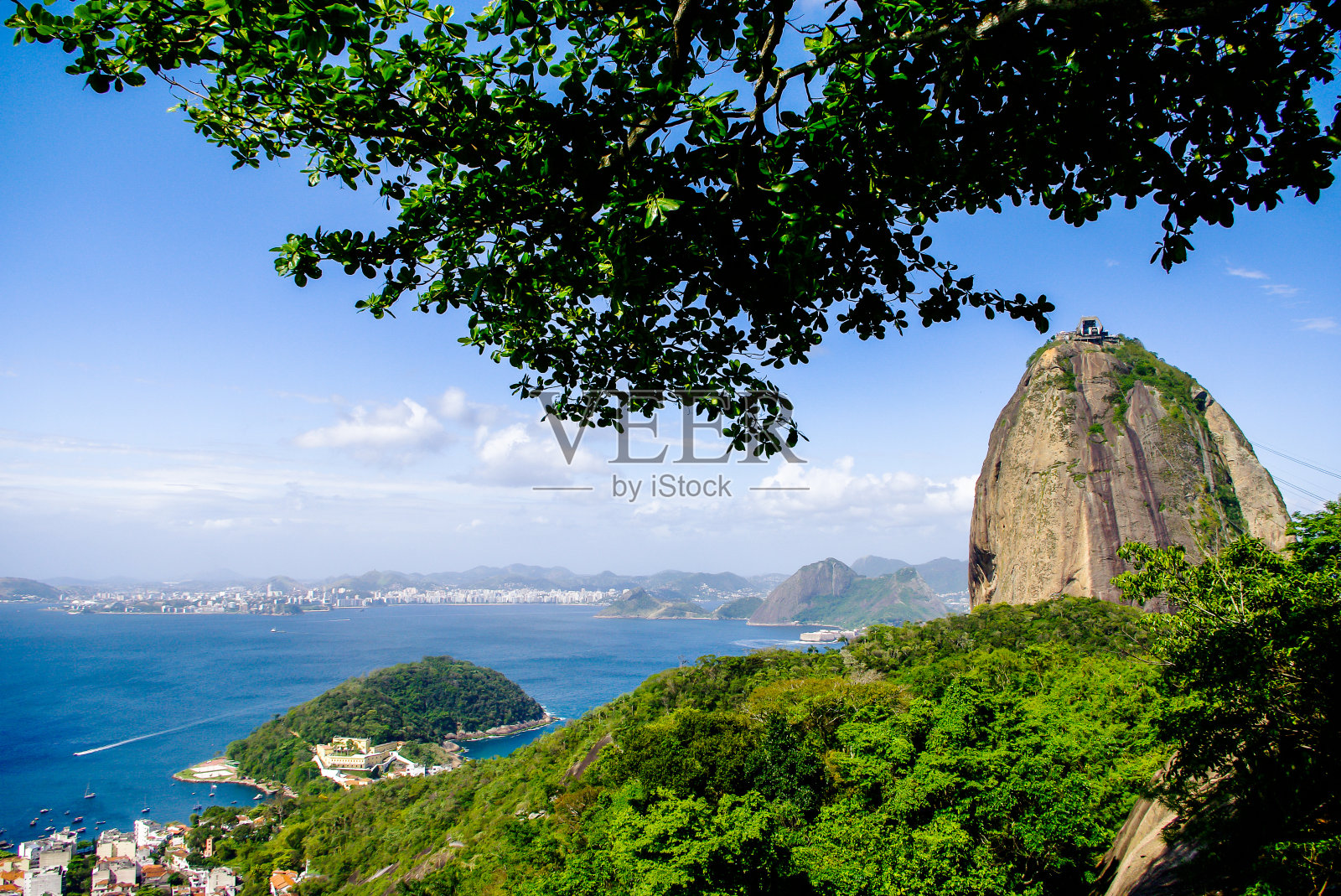 巴西里约热内卢的糖面包照片摄影图片