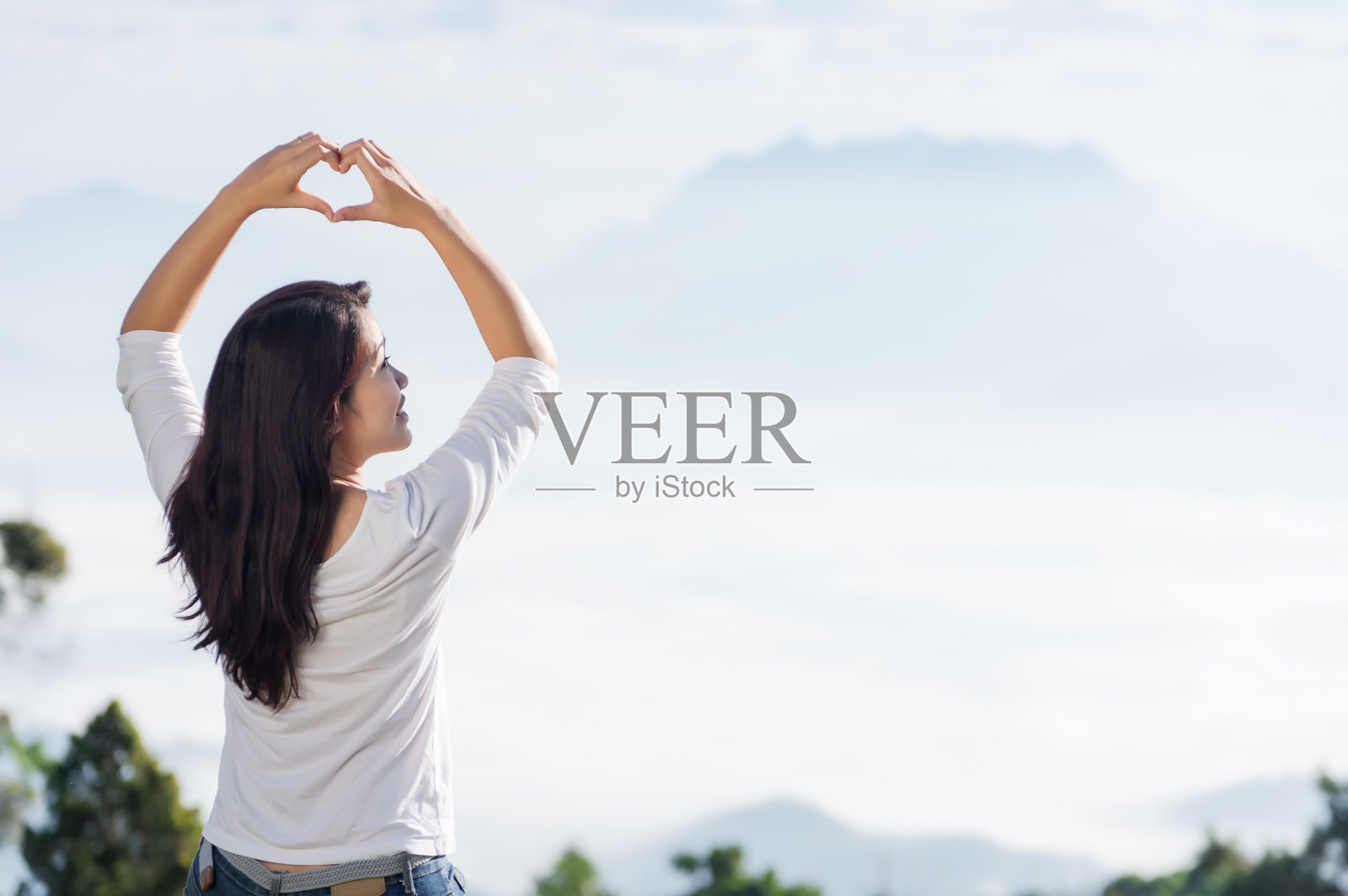 爱心的手势照片摄影图片