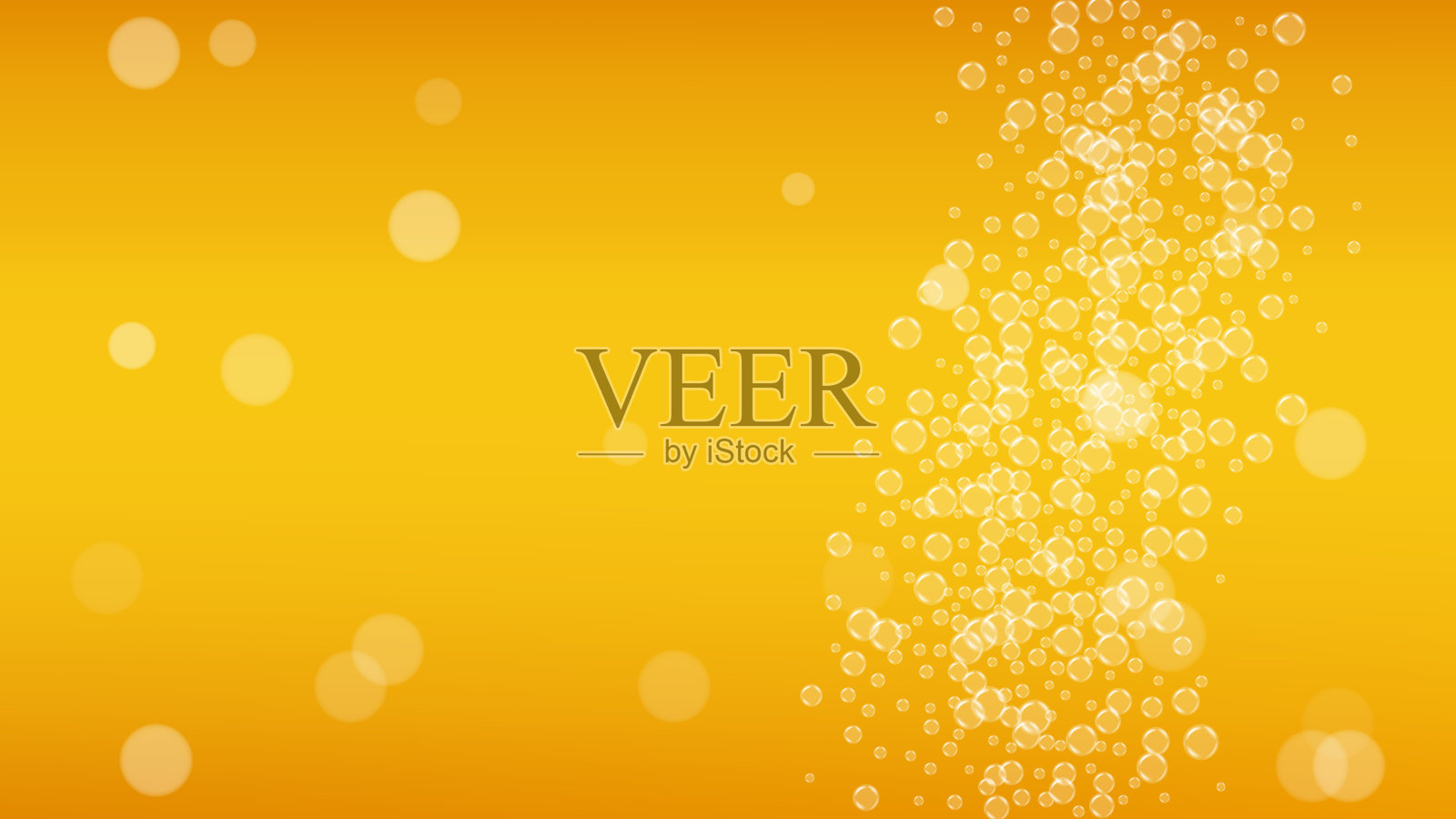 精酿啤酒的背景。啤酒溅。啤酒节泡沫。插画图片素材