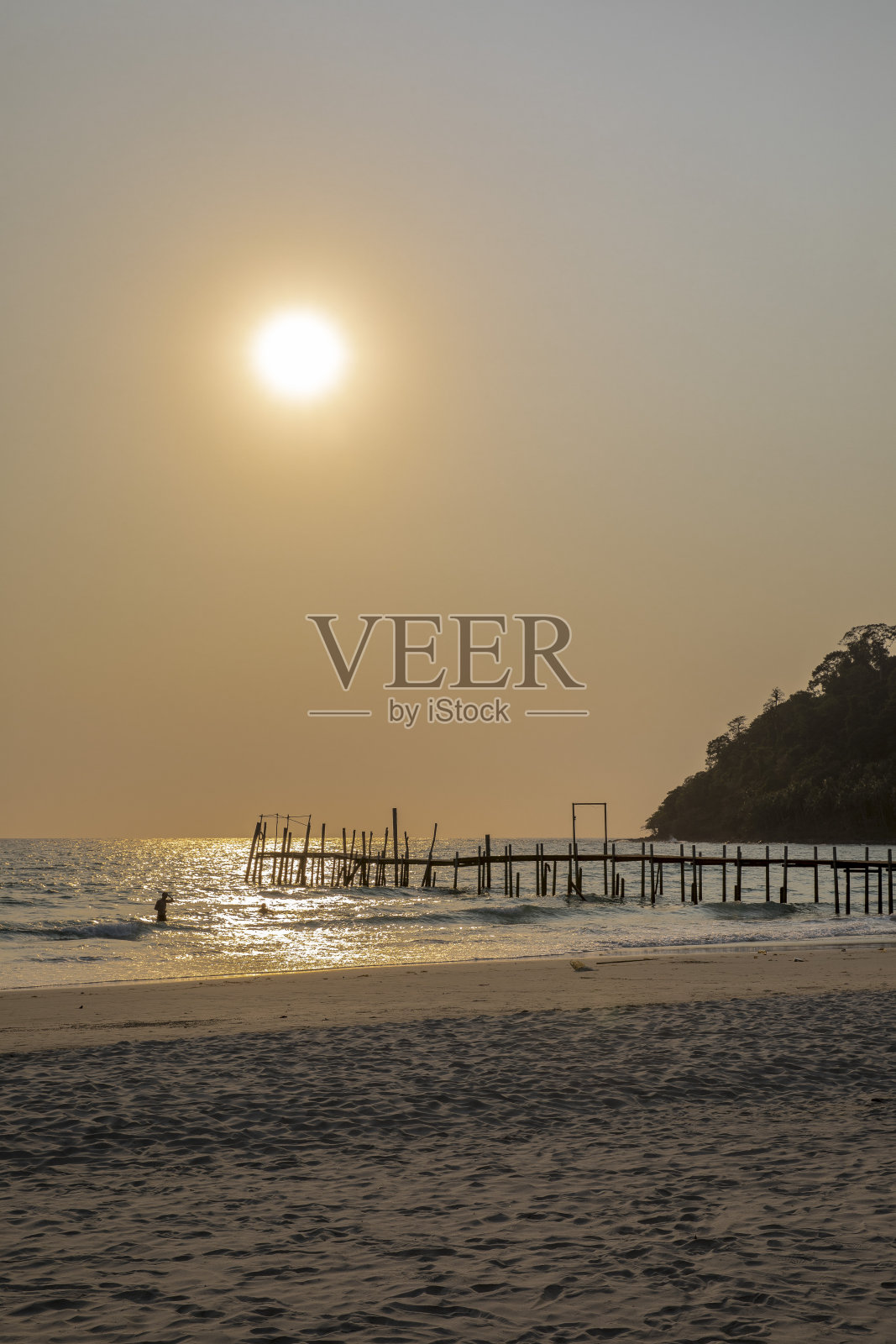 koh kood日落照片摄影图片