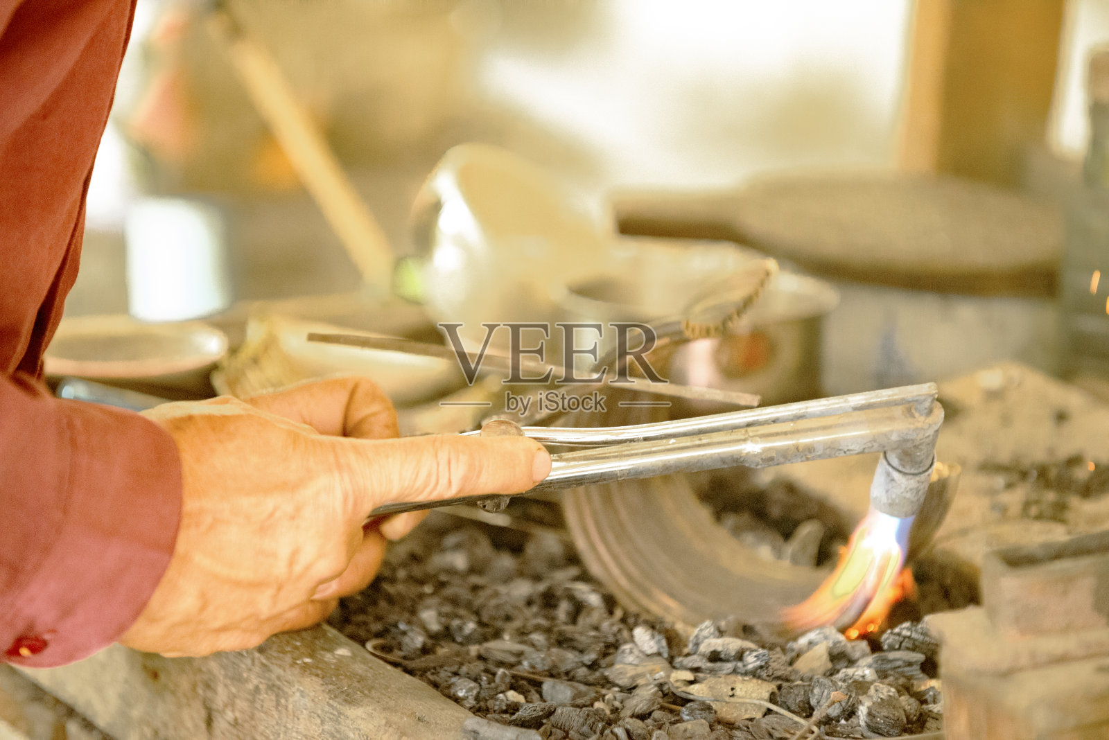 泰国清迈府长颈环照片摄影图片