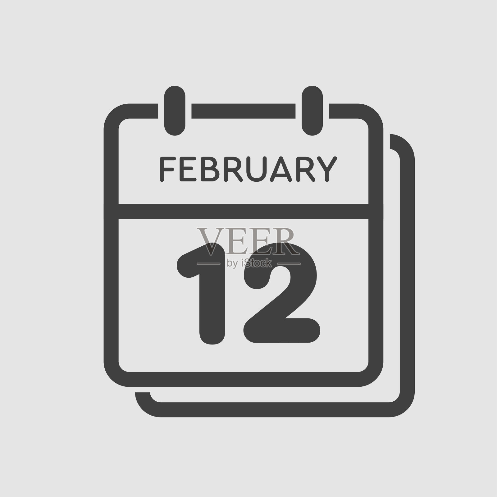 圣像日历日6月12日，一年中的夏季插画图片素材