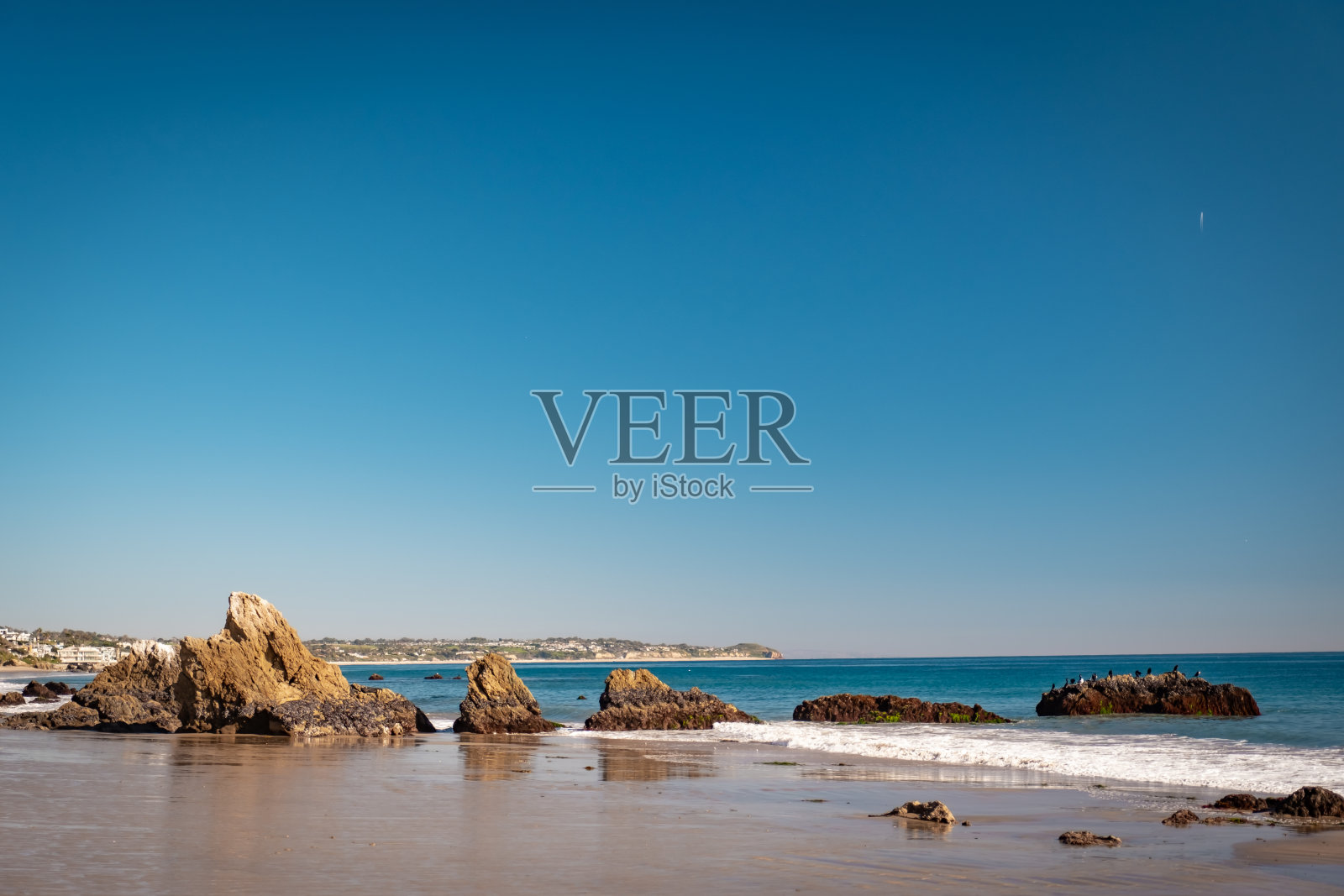 斗牛士海滩完美的晴天照片摄影图片